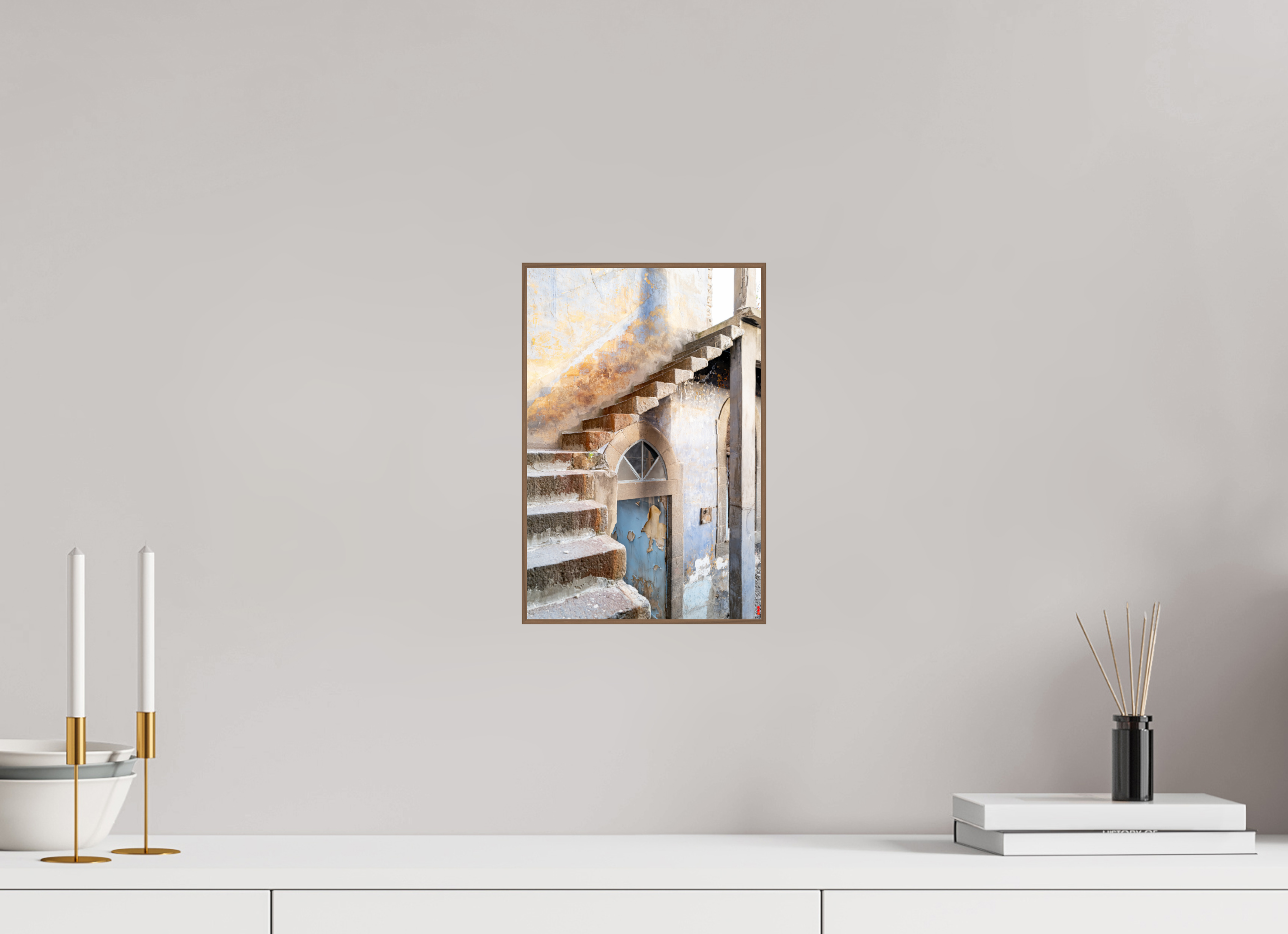 20 x 30 cm, Foto in ArtBox aus Massivholz Nussbaum RED³ PH Siddhartha III