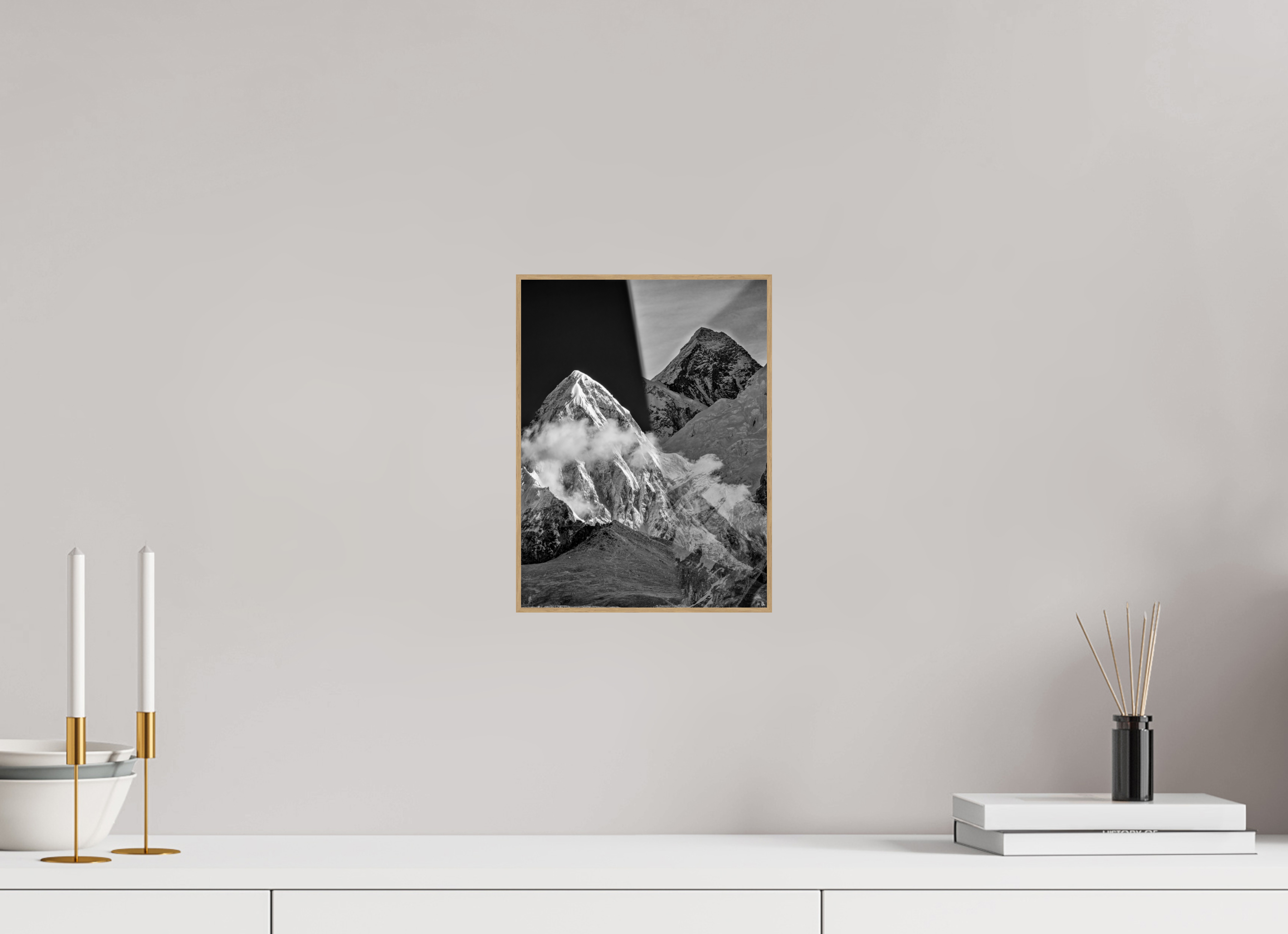 21 x 28 cm, Foto in ArtBox aus Massivholz Eiche natur RED³ Sampa III