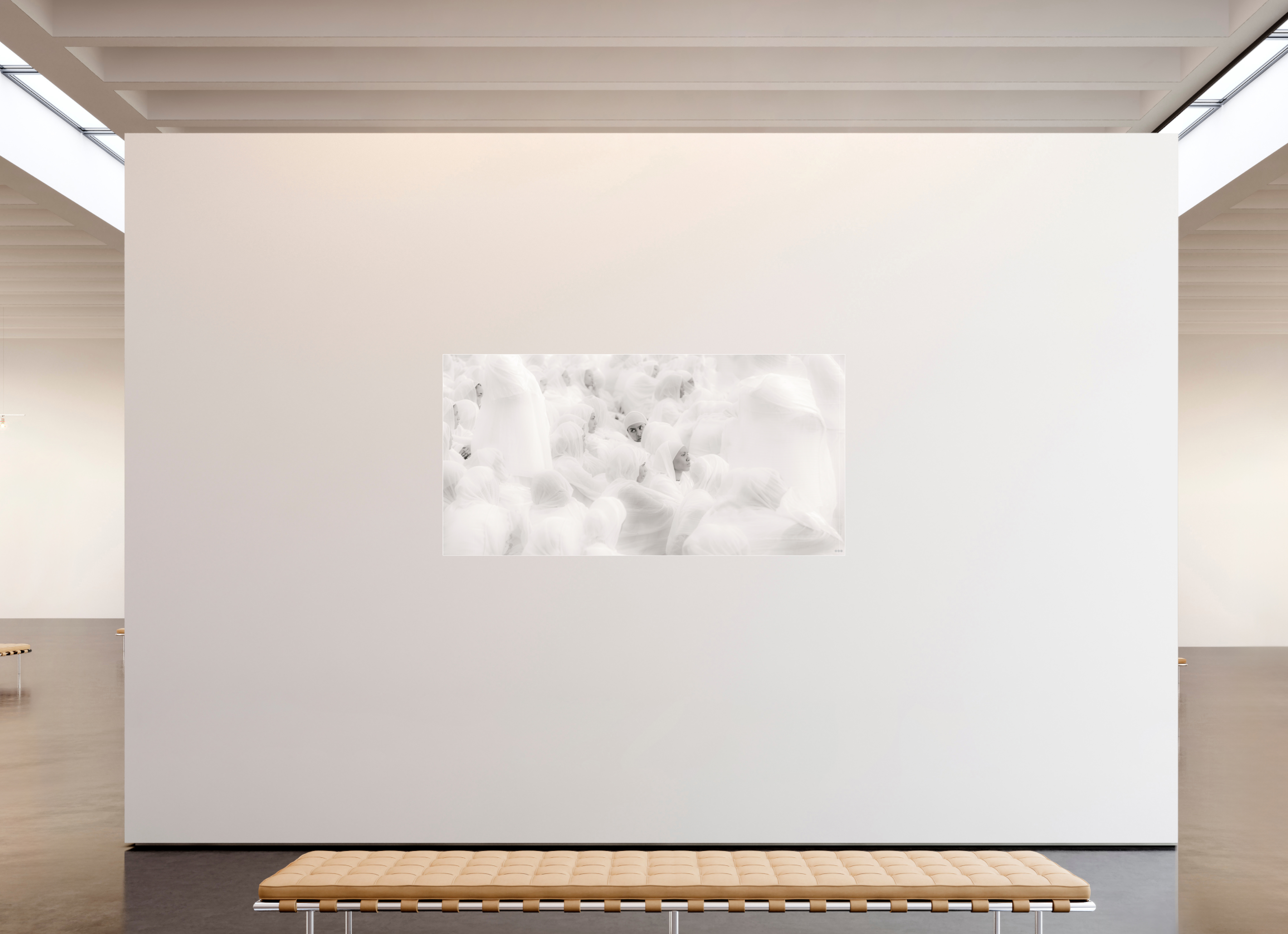 200 x 100 cm, Slimline Einfassung weiss unter 2mm Acrylglas FA PH Malia V