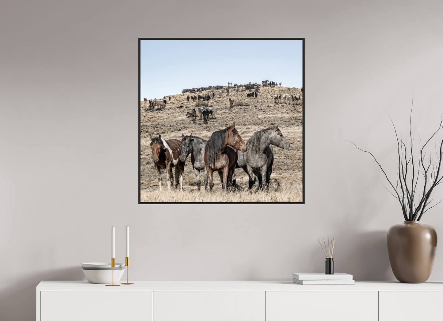 Wild Mustangs Bemossed II