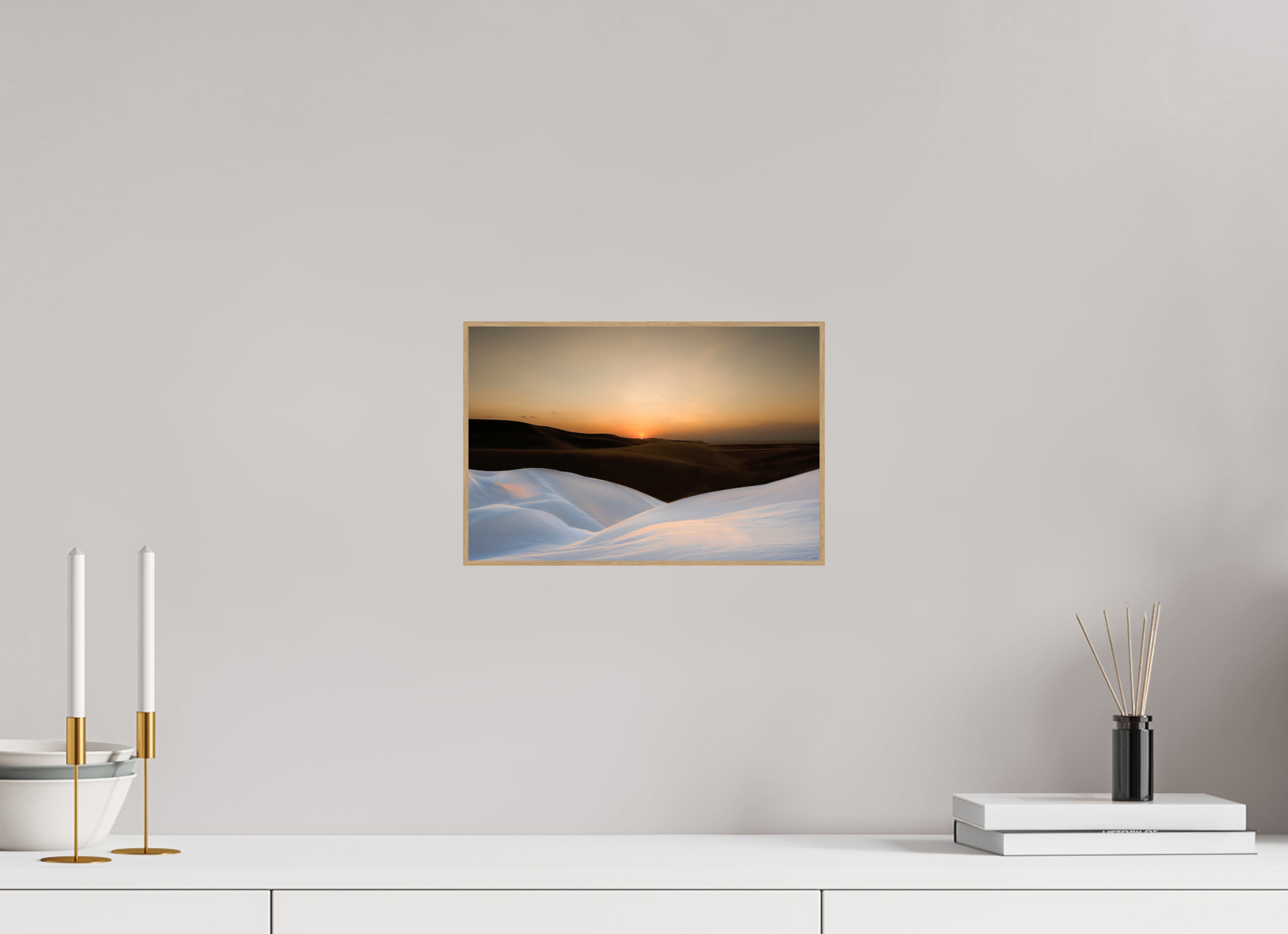 30 x 20 cm, Foto in ArtBox aus Massivholz Eiche natur RED³ PH Amirah I