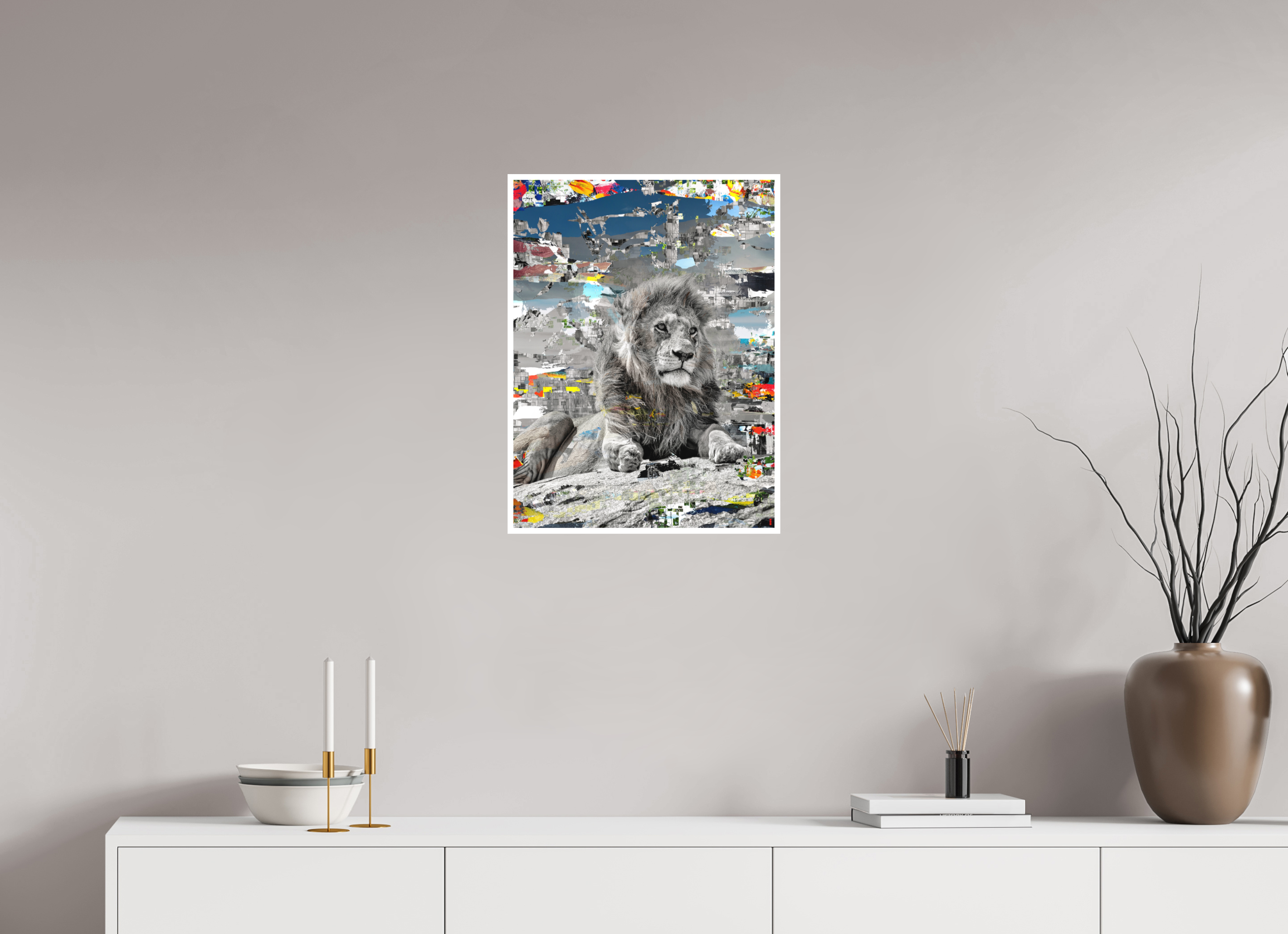 45 x 60 cm, Fine Art Print Hahnemühle William Turner RED³ WC Jabari III