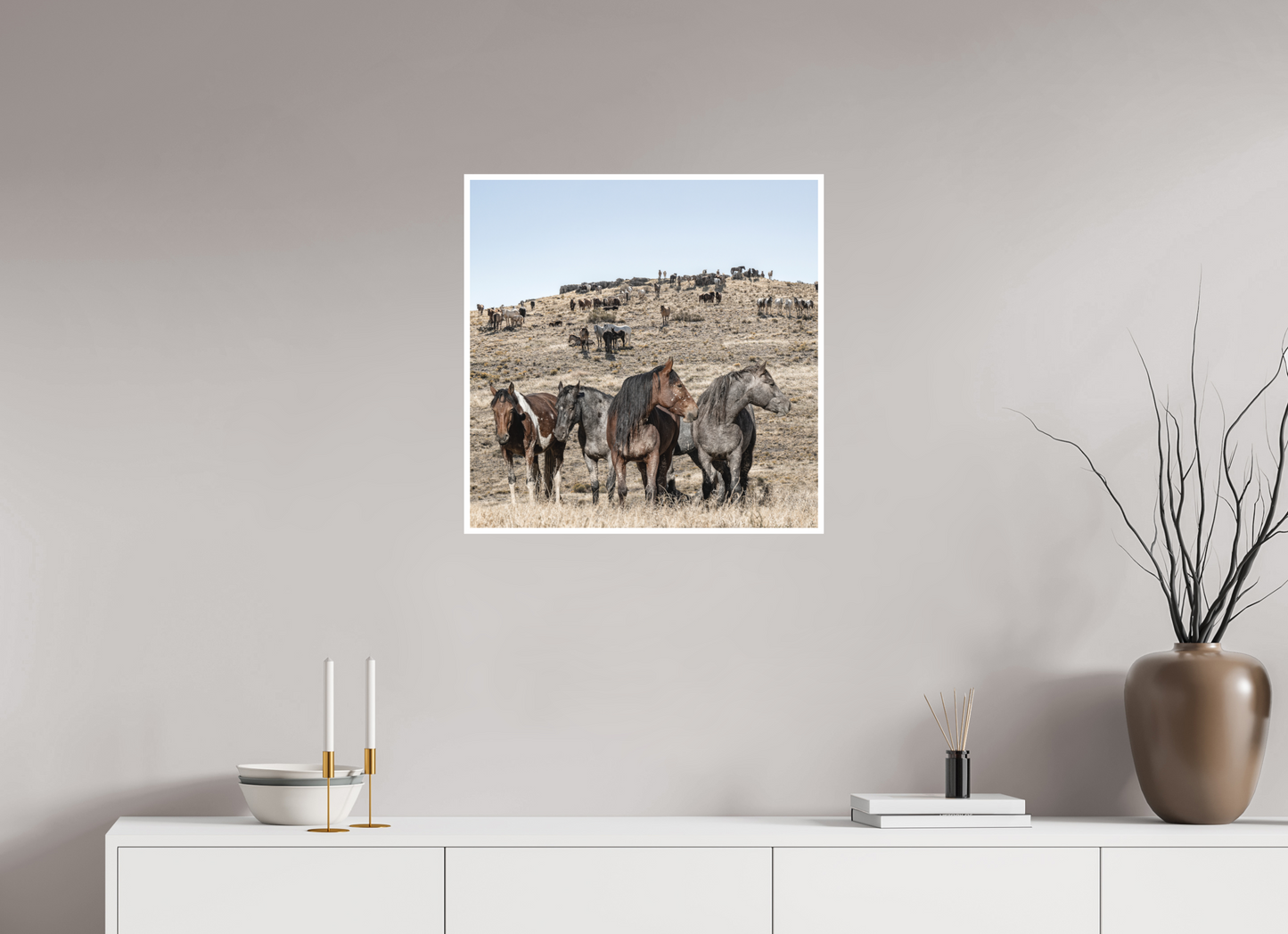 Wild Mustangs Bemossed II