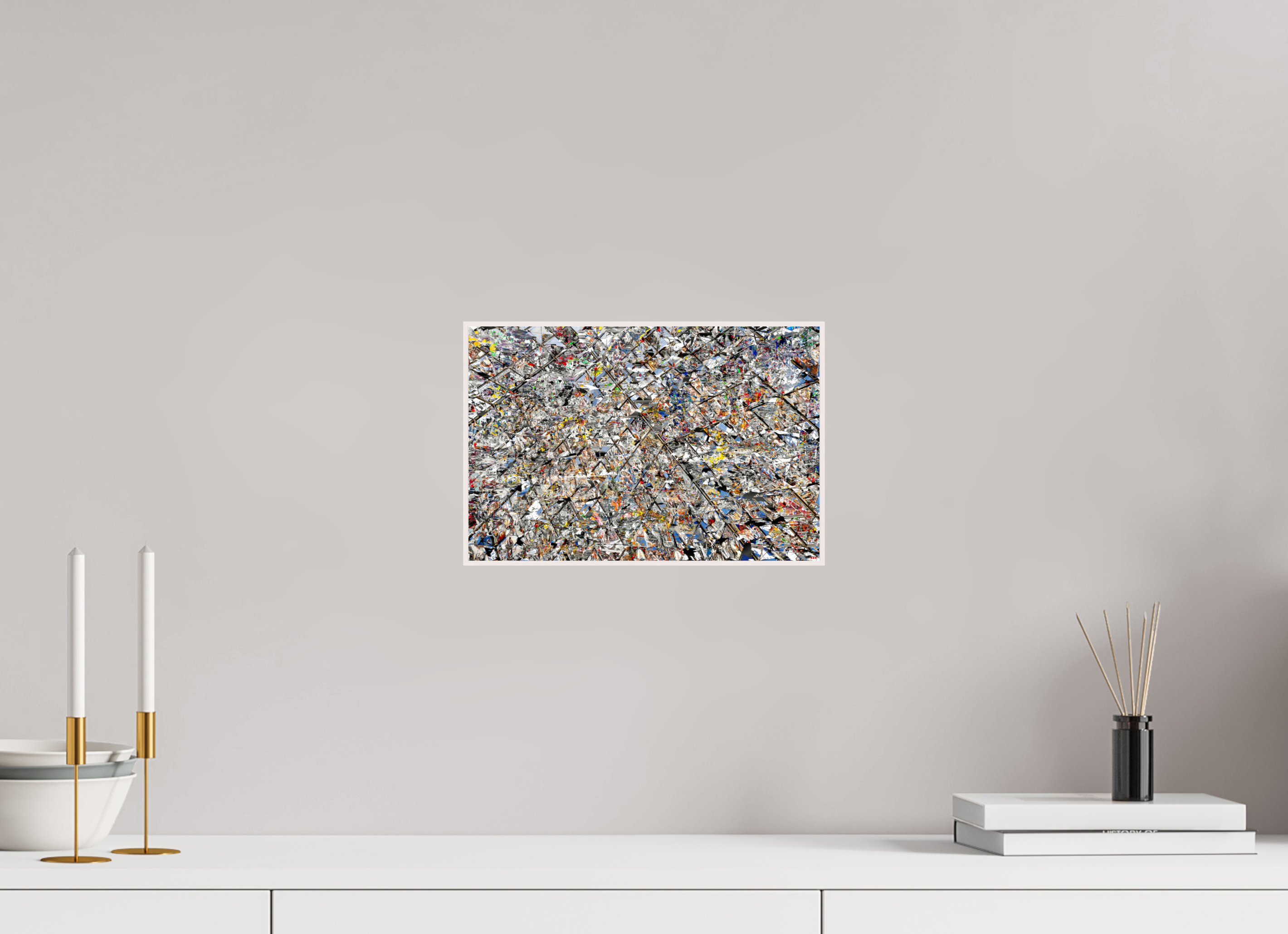 30 x 20 cm, Foto in ArtBox aus Massivholz Ahorn weiß RED³ HP Lacrimosa I