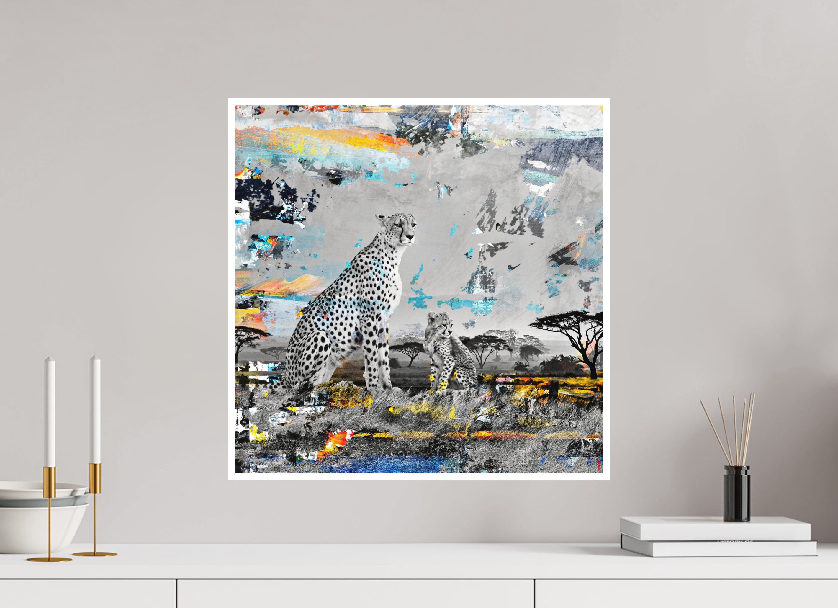 50 x 50 cm, Fine Art Print Hahnemühle William Turner RED³ WC Ladebayo II