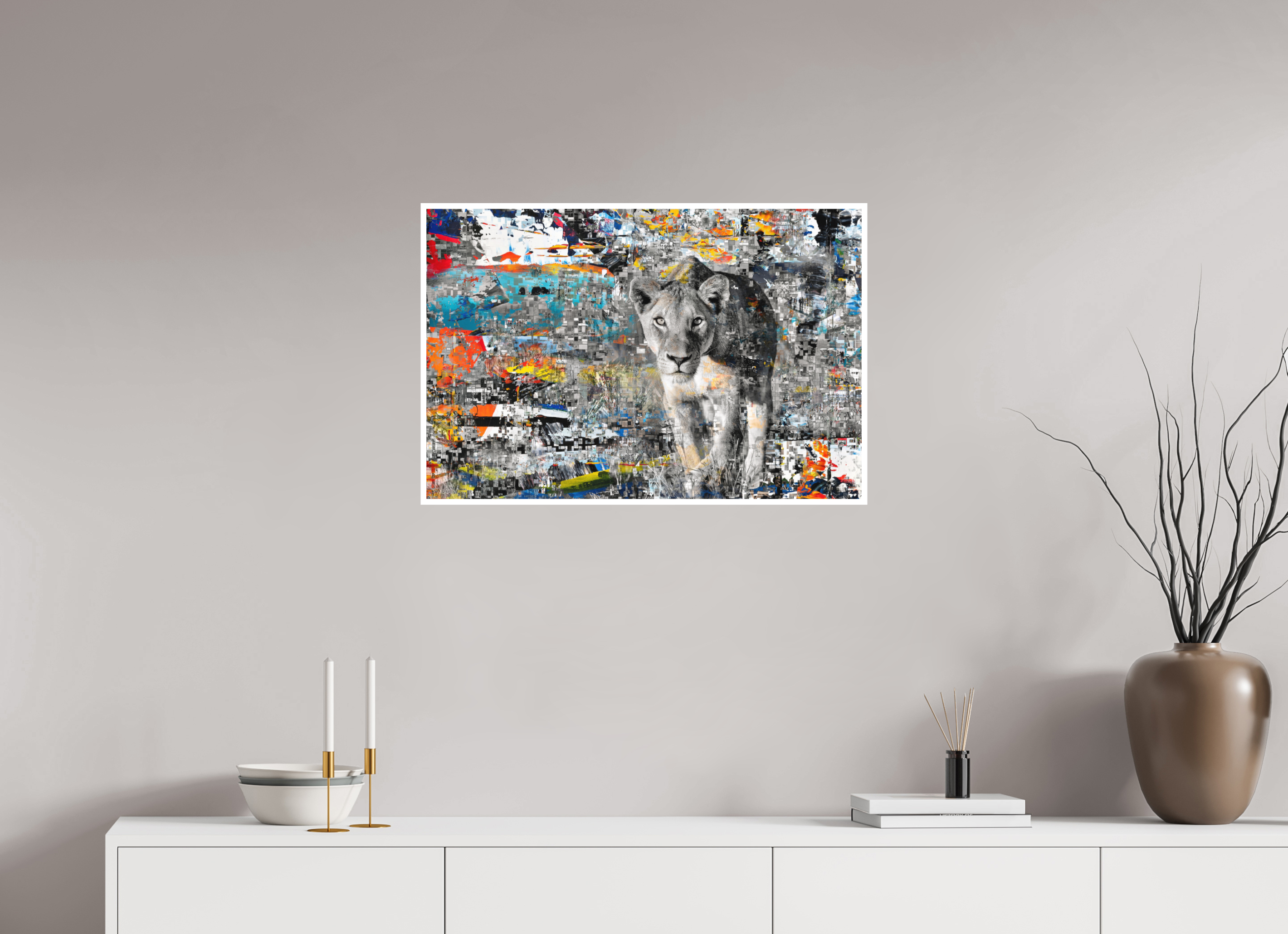 75 x 50 cm, Fine Art Print Hahnemühle William Turner RED³ WC Kachine I