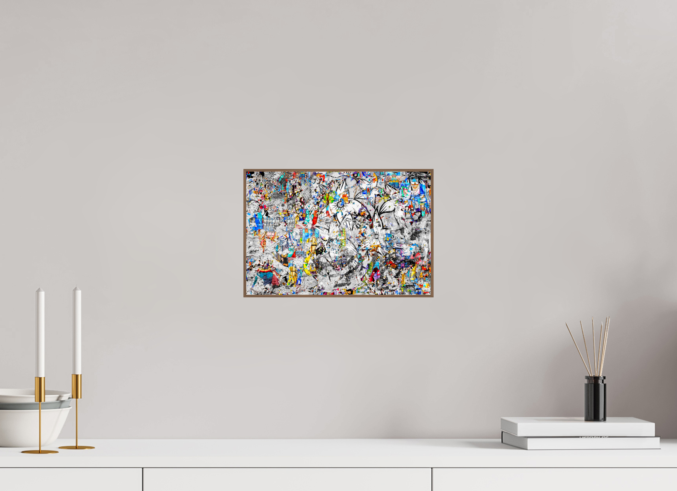 30 x 20 cm, Foto in ArtBox aus Massivholz Nussbaum RED³ SCSI Miraaj I