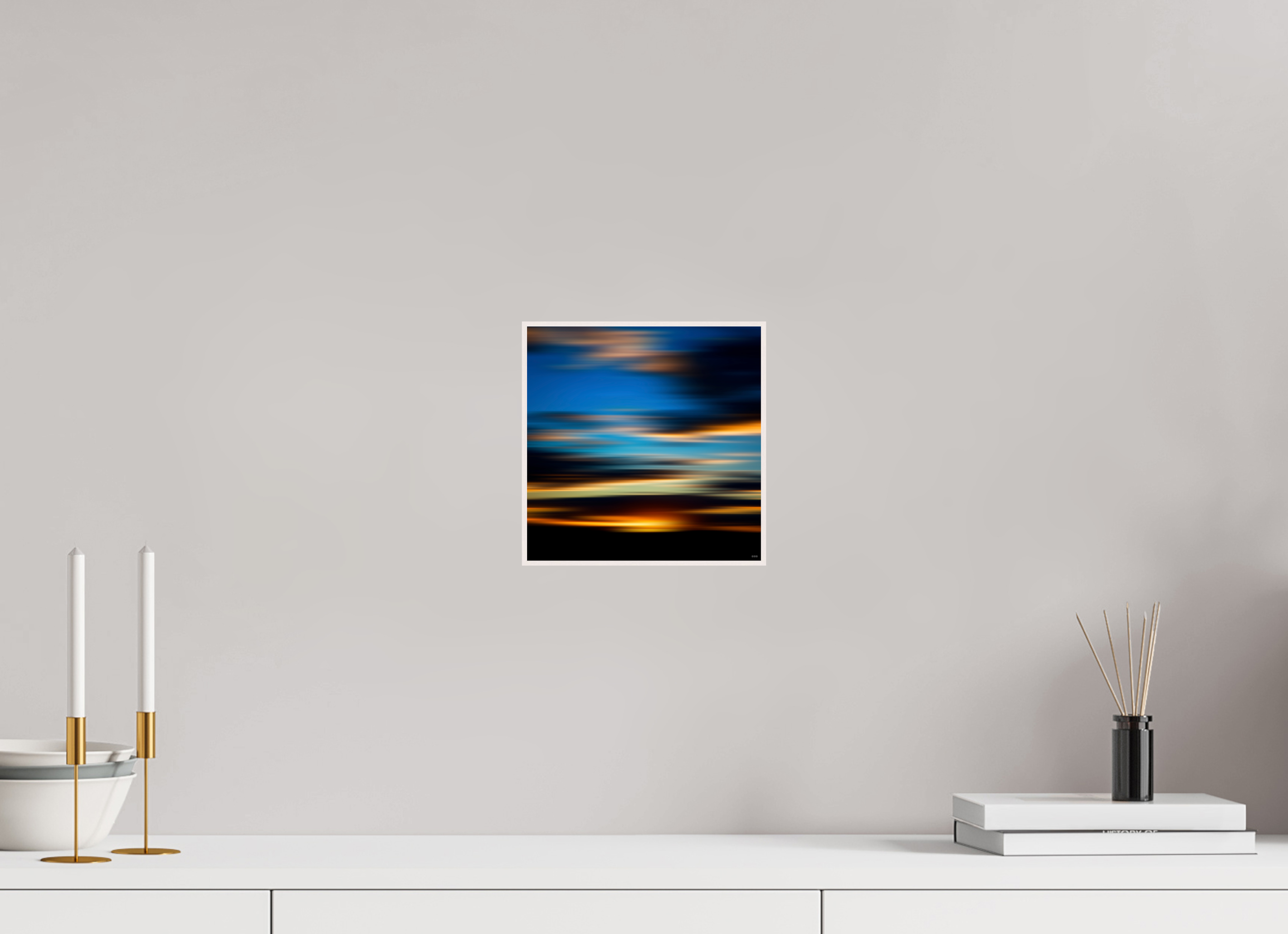 20 x 20 cm, Foto in ArtBox aus Massivholz Ahorn weiß RED³ PH Nahara II