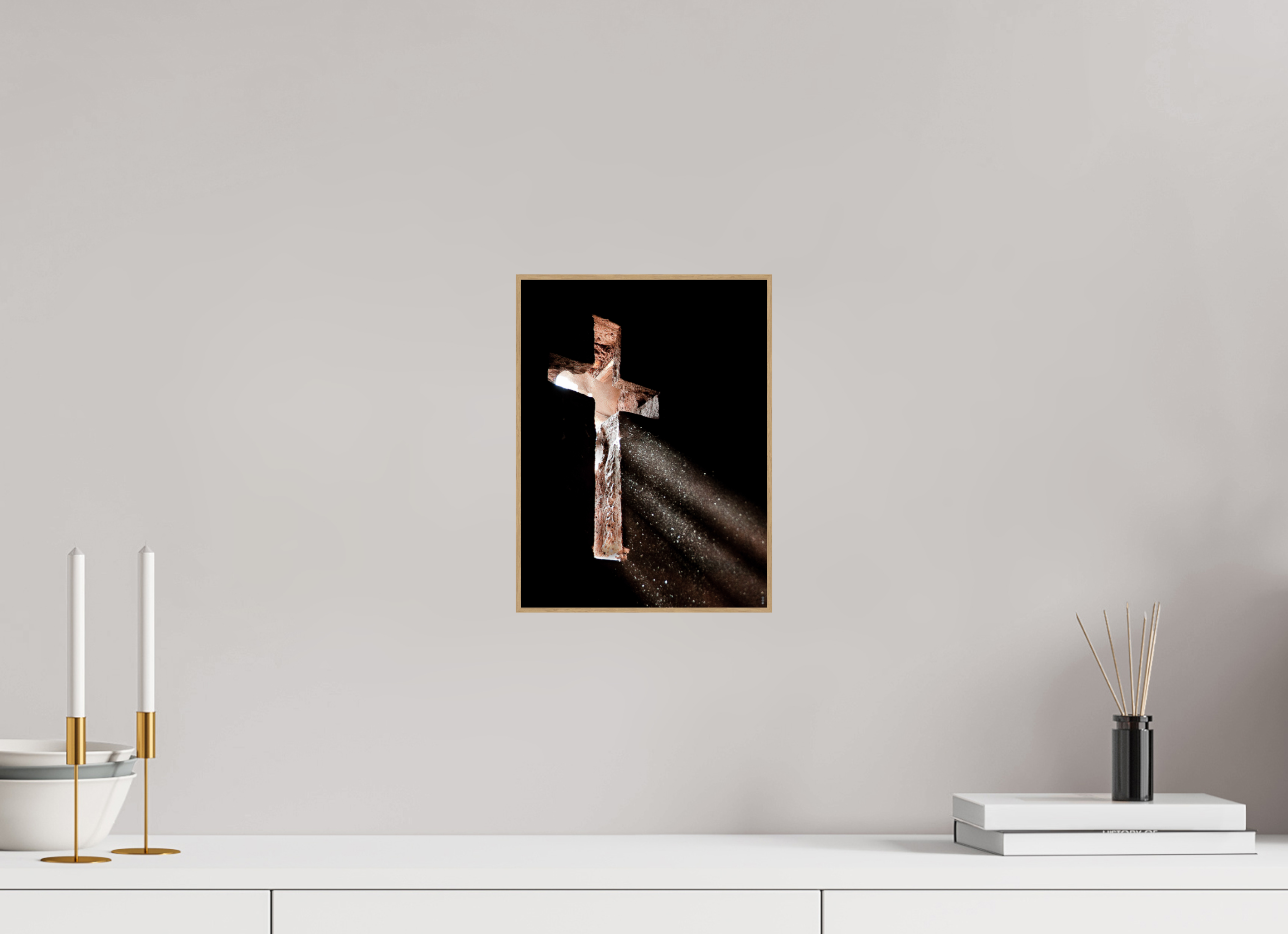 21 x 28 cm, Foto in ArtBox aus Massivholz Eiche natur RED³ PH Moyale III