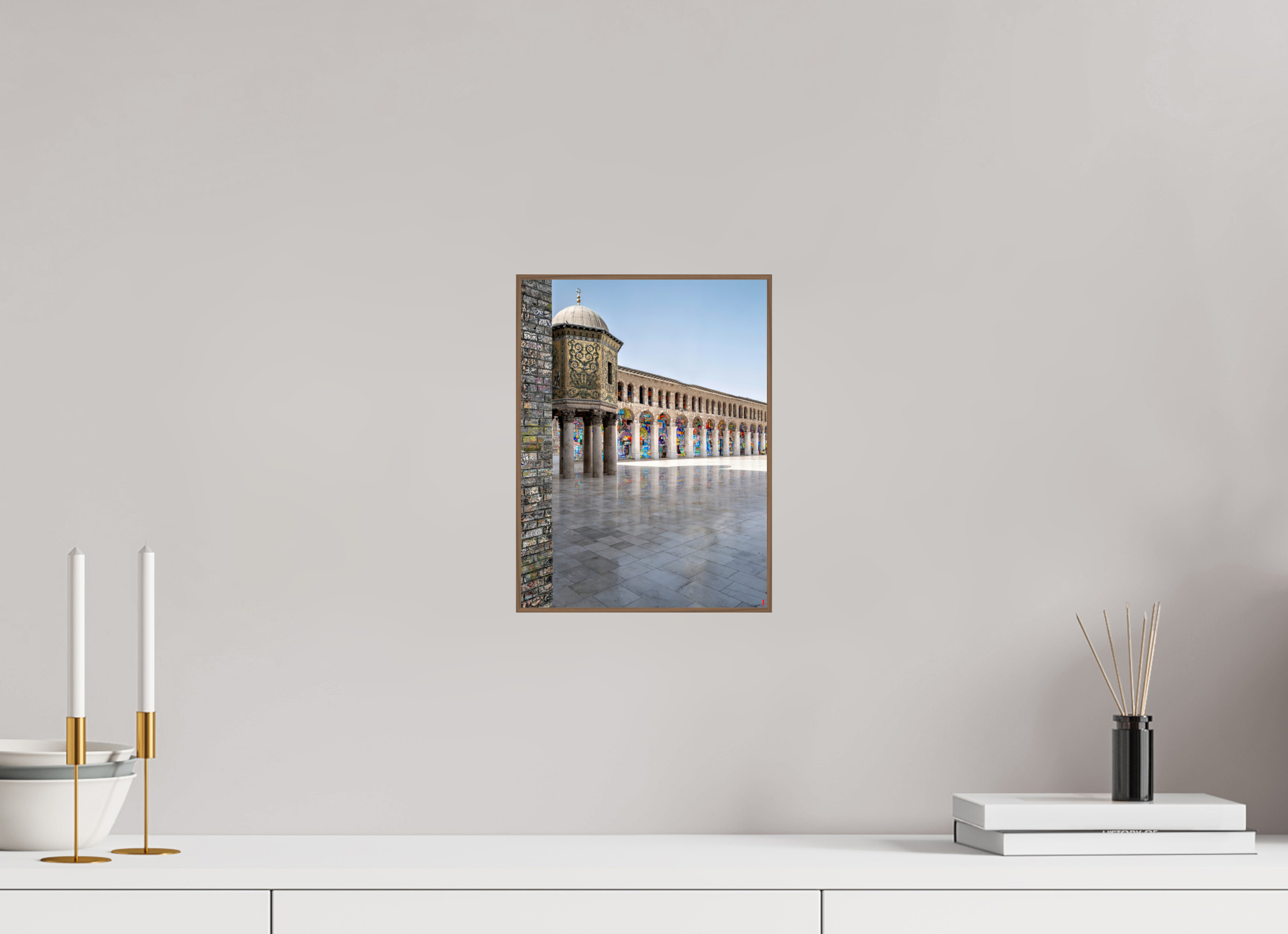 21 x 28 cm, Foto in ArtBox aus Massivholz Nussbaum RED³ SCSI Mazin III