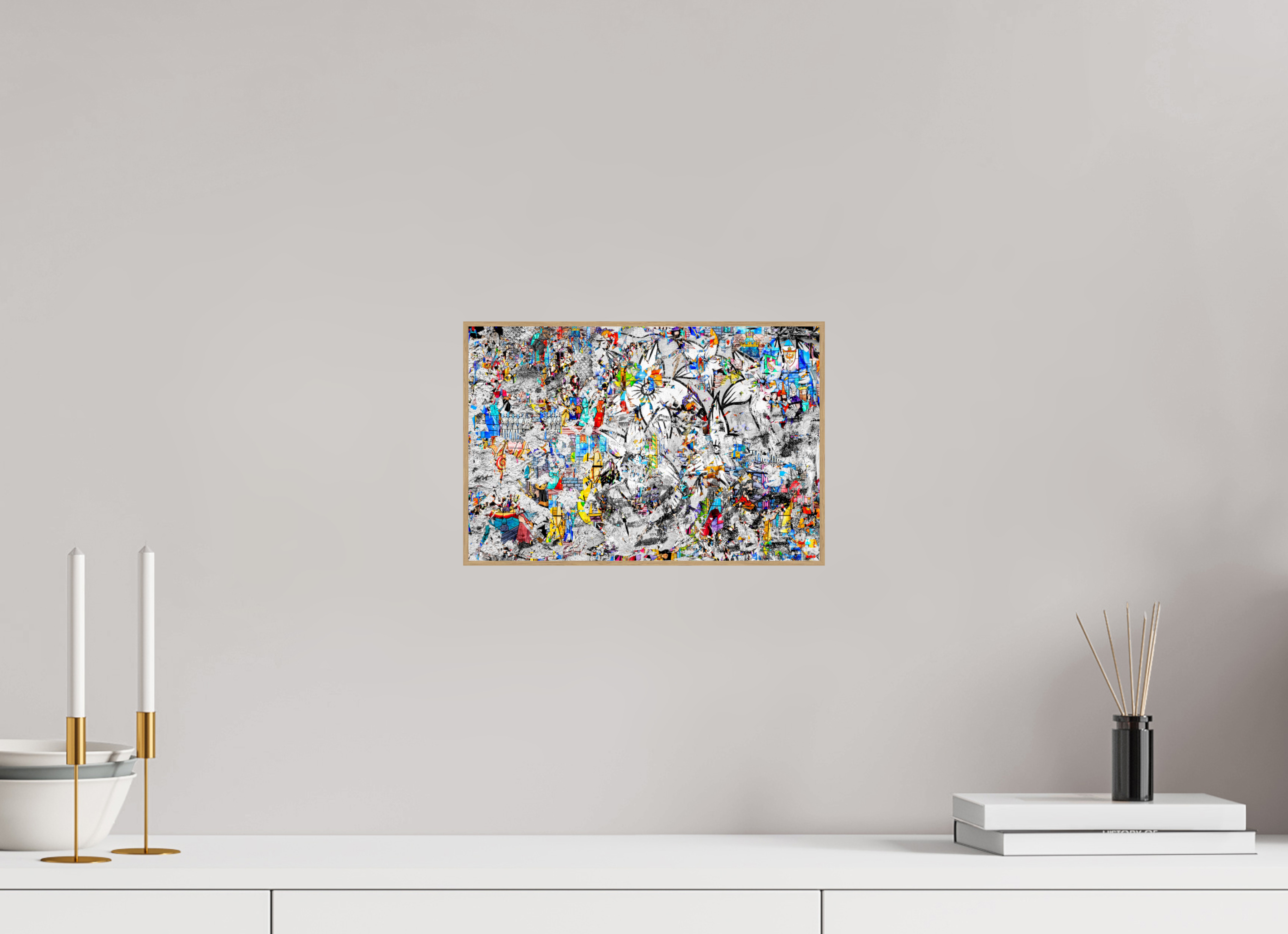 30 x 20 cm, Foto in ArtBox aus Massivholz Eiche natur RED³ SCSI Miraaj I