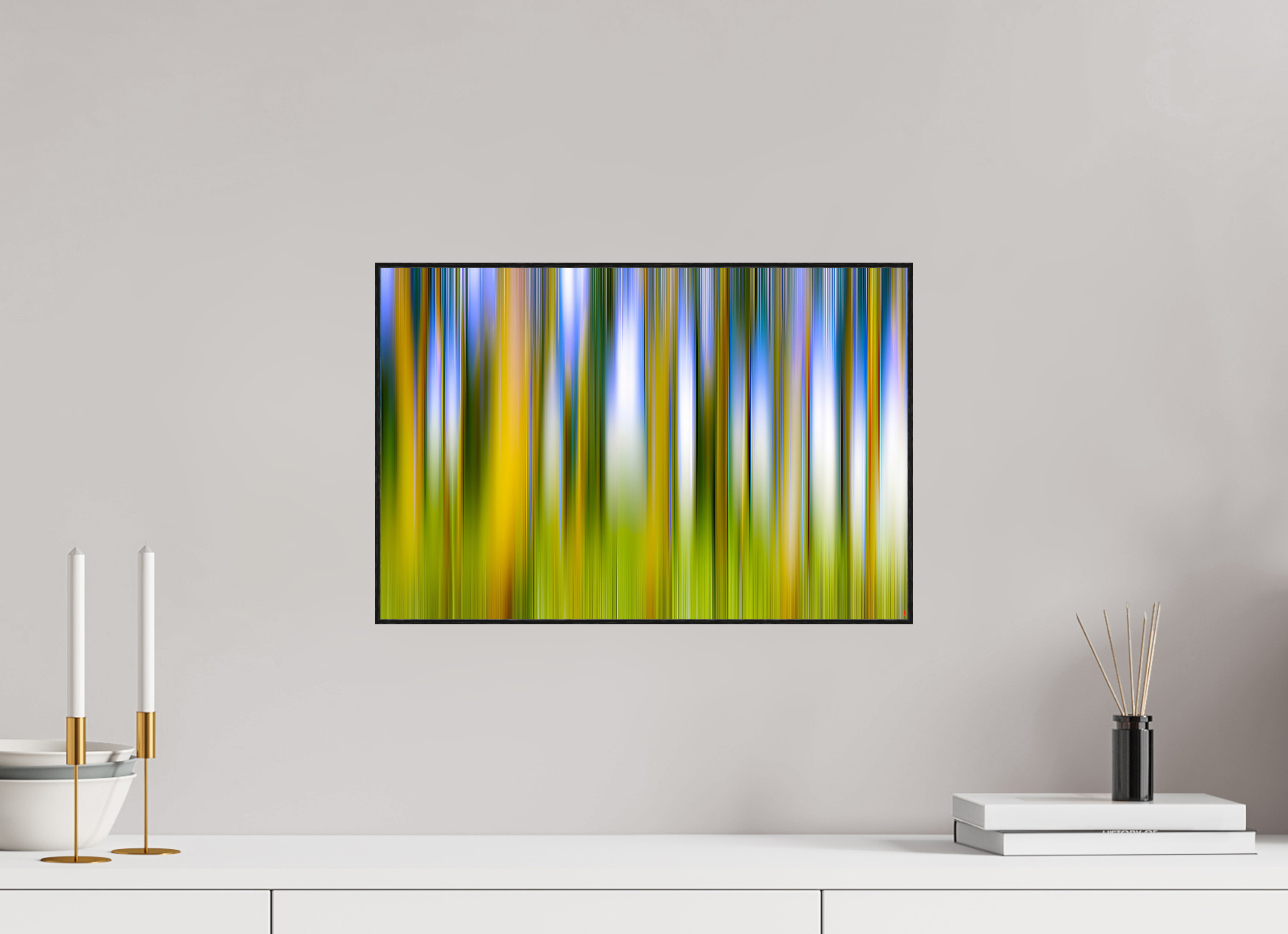 45 x 30 cm, Foto in ArtBox aus Massivholz Eiche schwarz RED³ PH Ayashe I