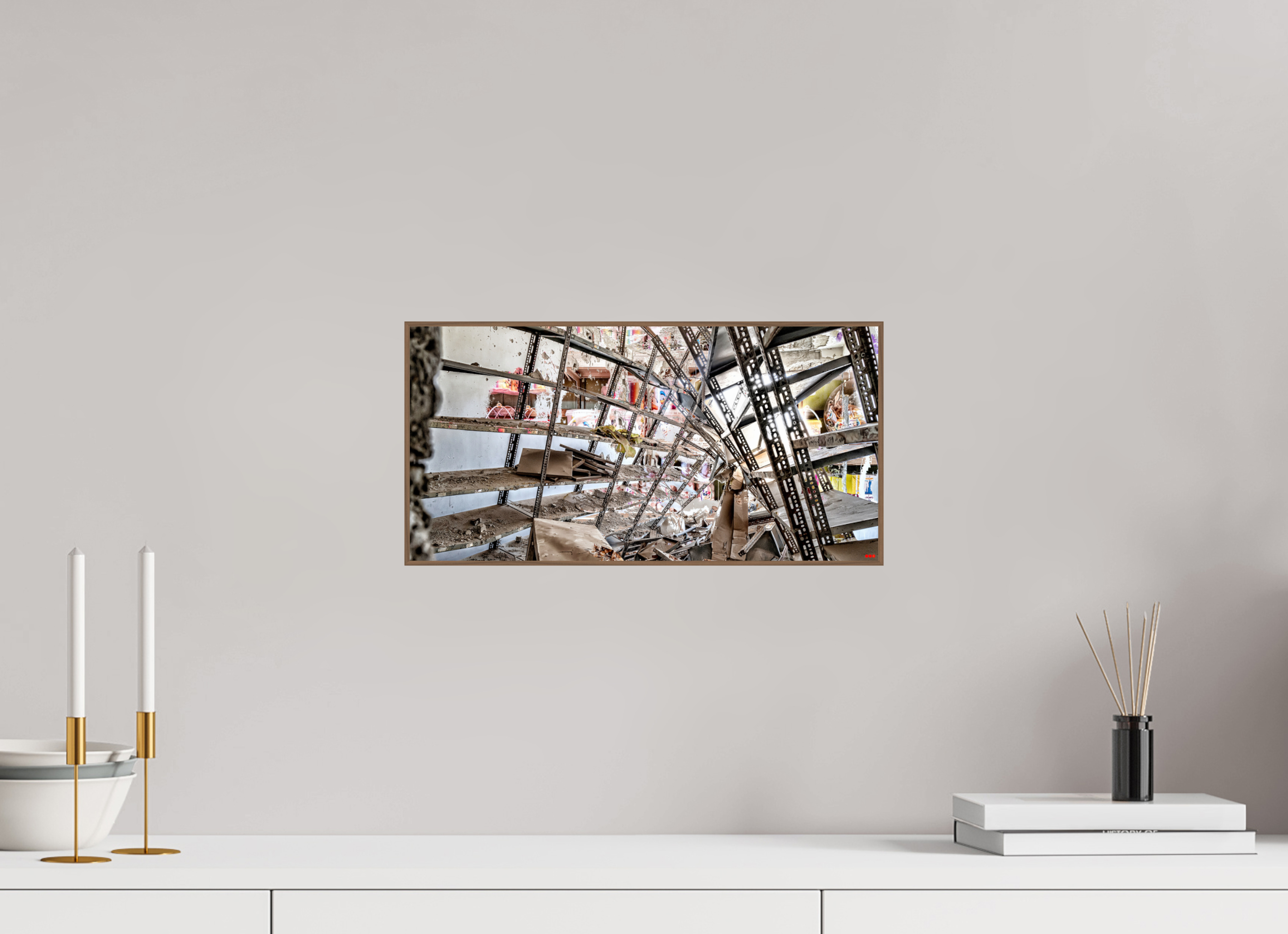 40 x 20 cm, Foto in ArtBox aus Massivholz Nussbaum RED³ SCSI Mahira V