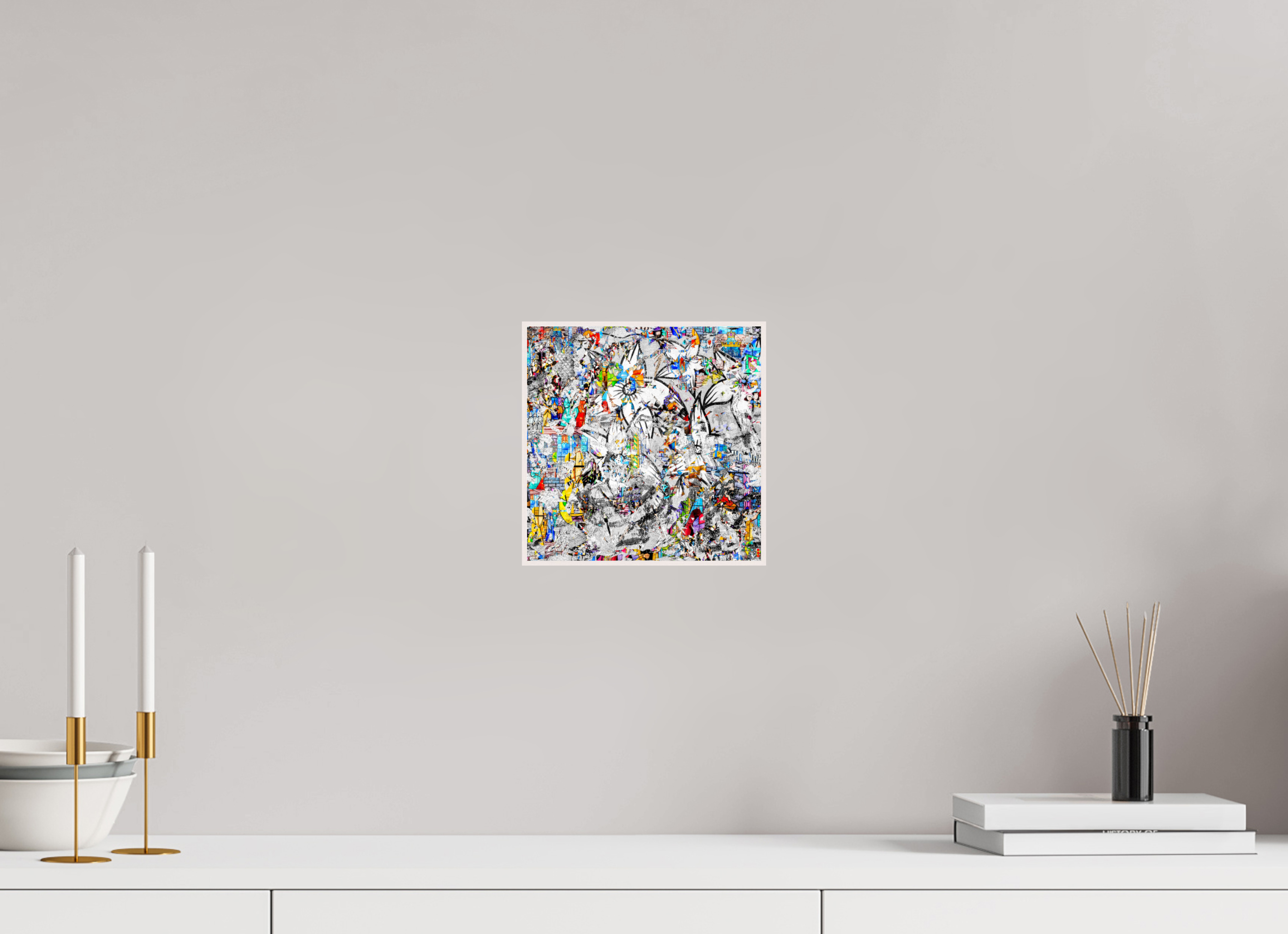 20 x 20 cm, Foto in ArtBox aus Massivholz Ahorn weiß RED³ SCSI Miraaj II