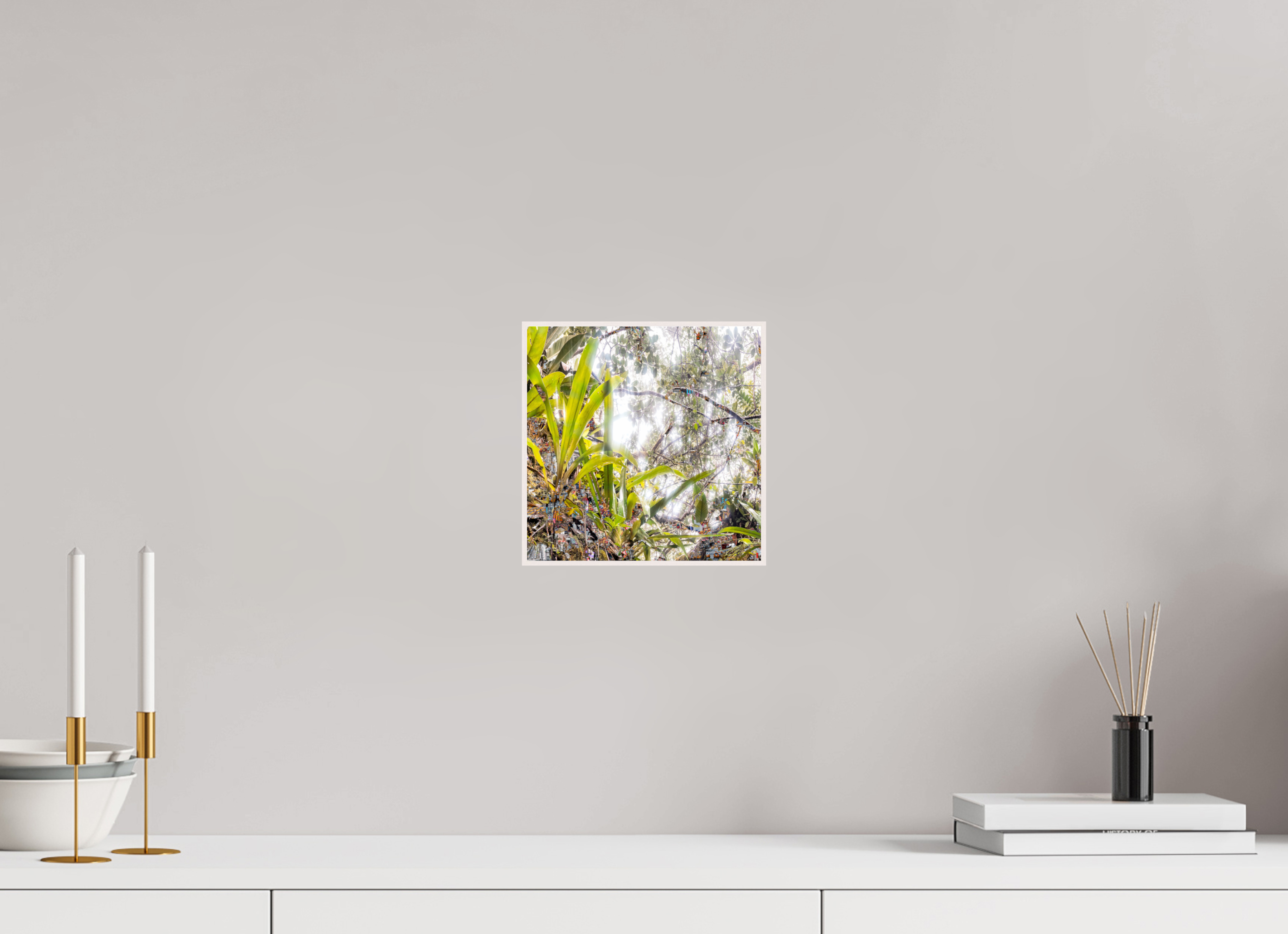 20 x 20 cm, Foto in ArtBox aus Massivholz Ahorn weiß RED³ HP Amara II