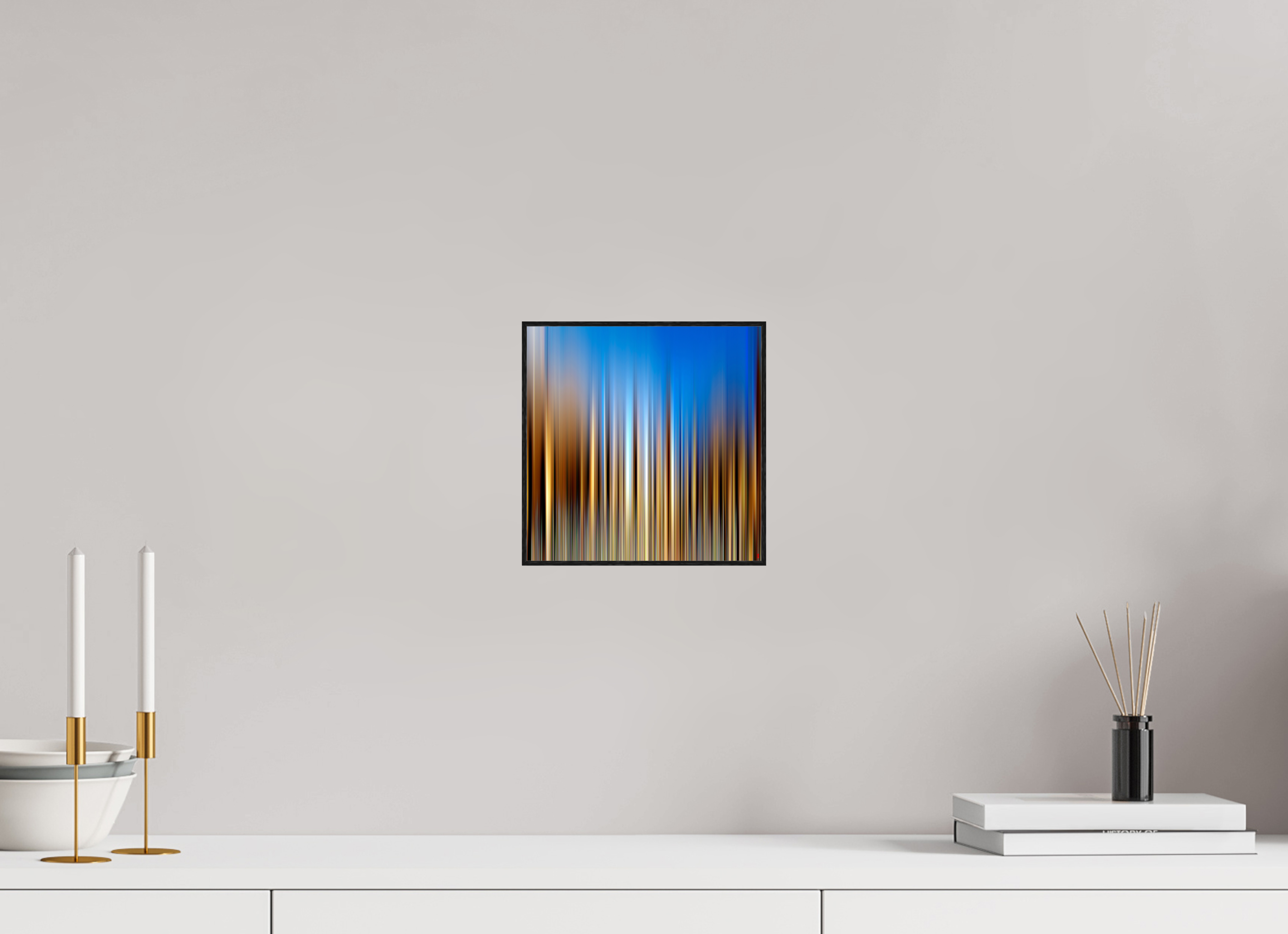 20 x 20 cm, Foto in ArtBox aus Massivholz Eiche schwarz RED³ PH Ayondele II