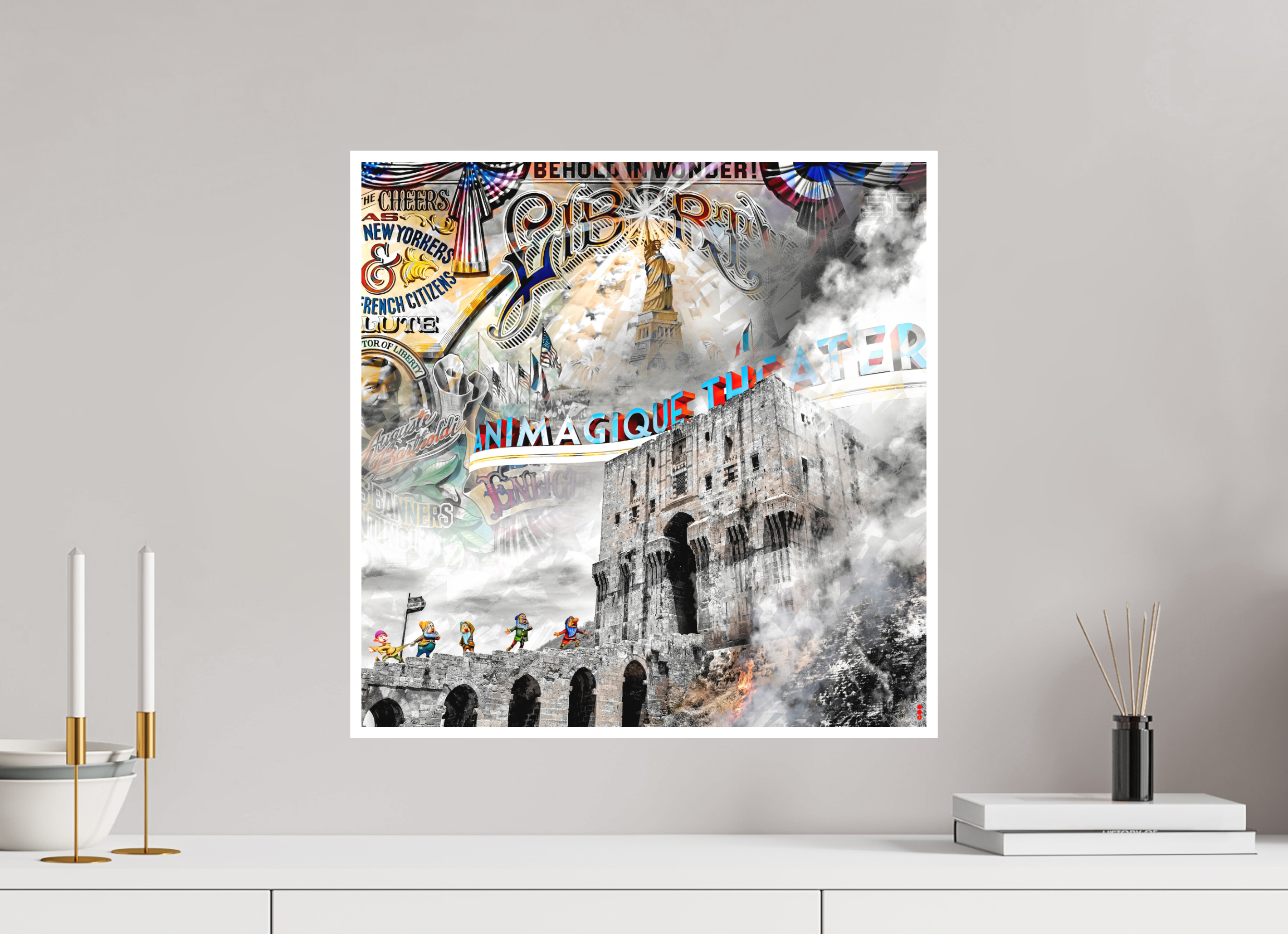 50 x 50 cm, Fine Art Print Hahnemühle William Turner RED³ SCSI Mumtaz II