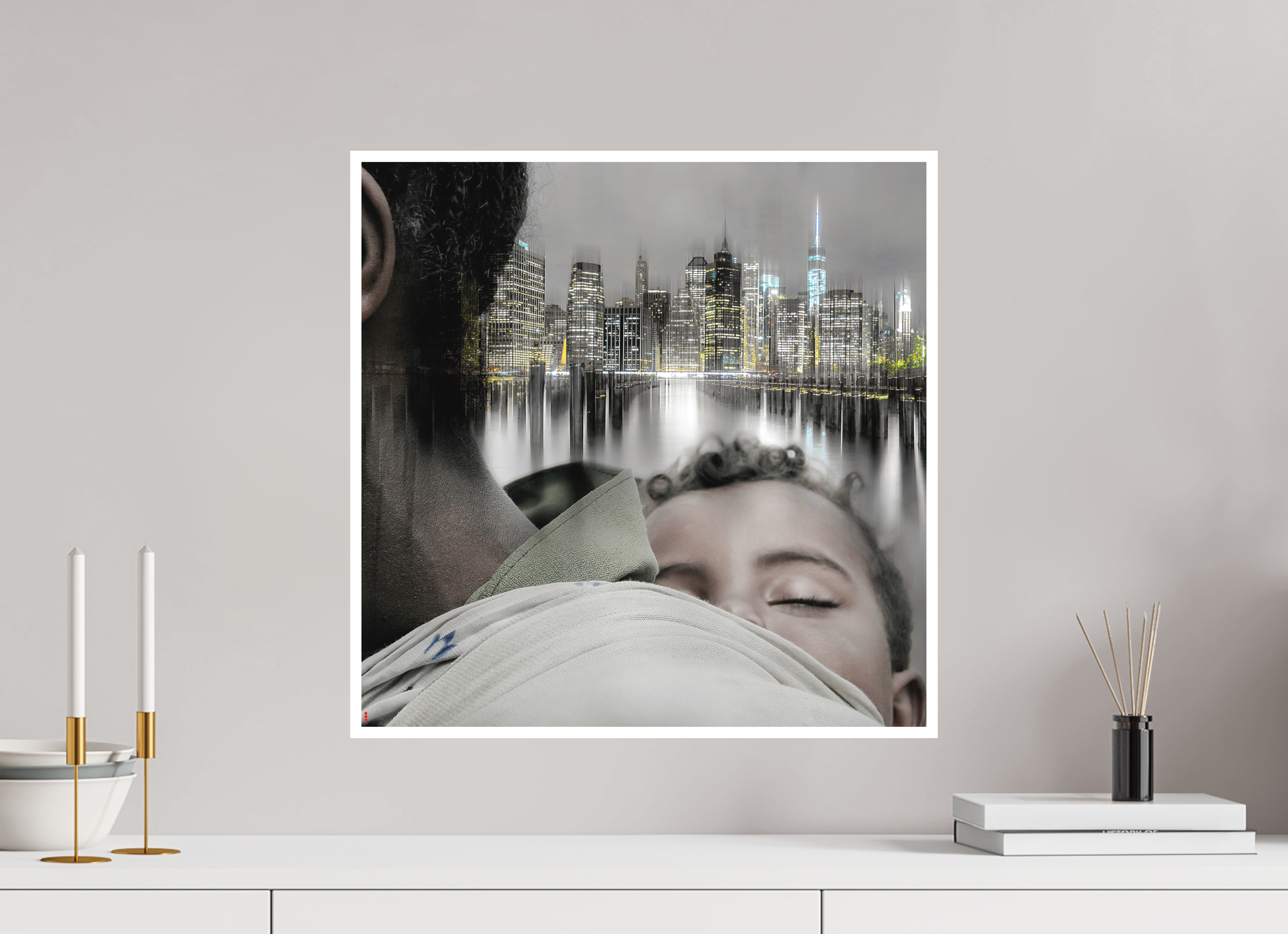 50 x 50 cm, Fine Art Print Hahnemühle William Turner RED³ HP Aisha II