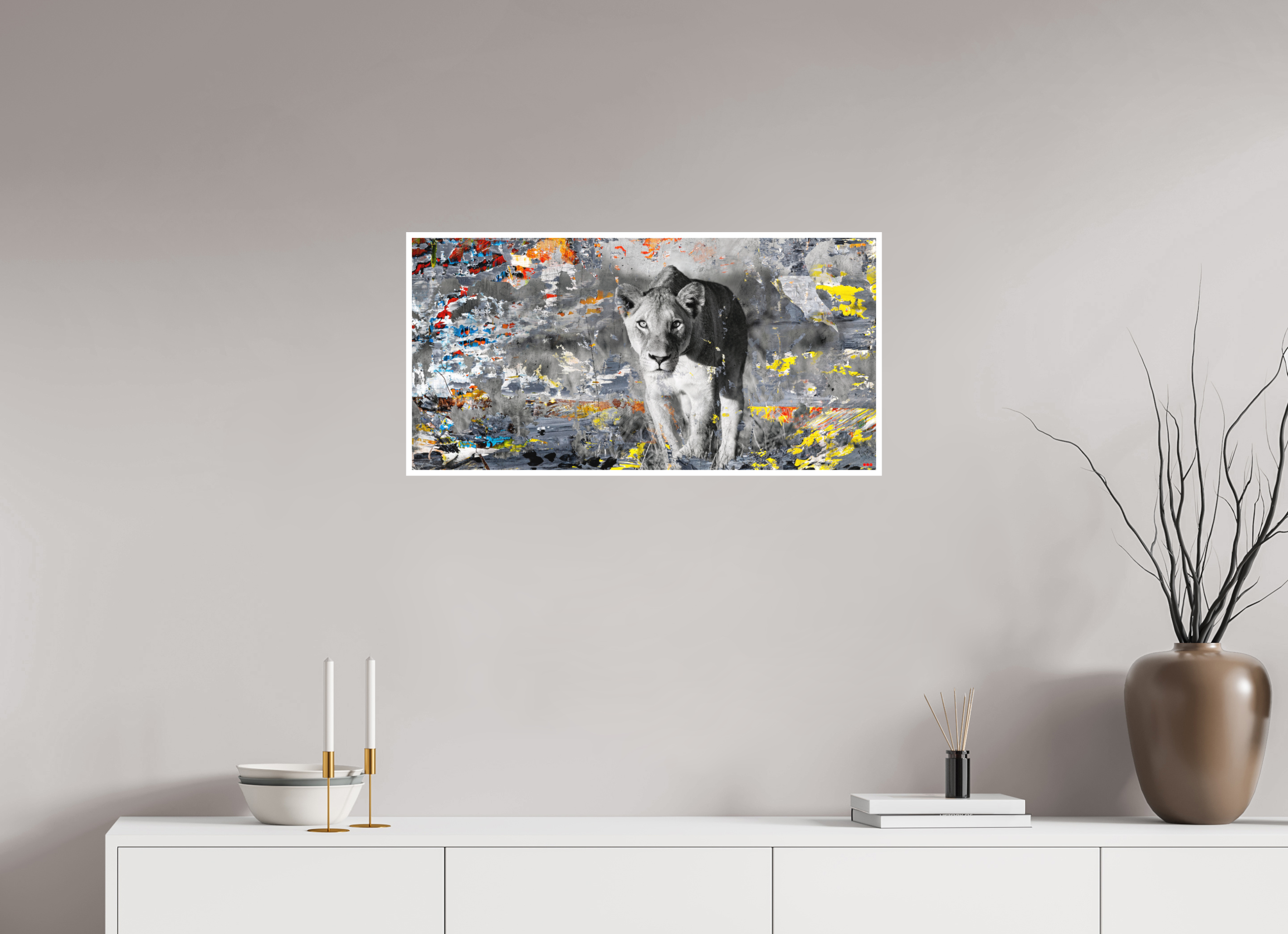 80 x 40 cm, Fine Art Print Hahnemühle William Turner RED³ WC Lamaya V