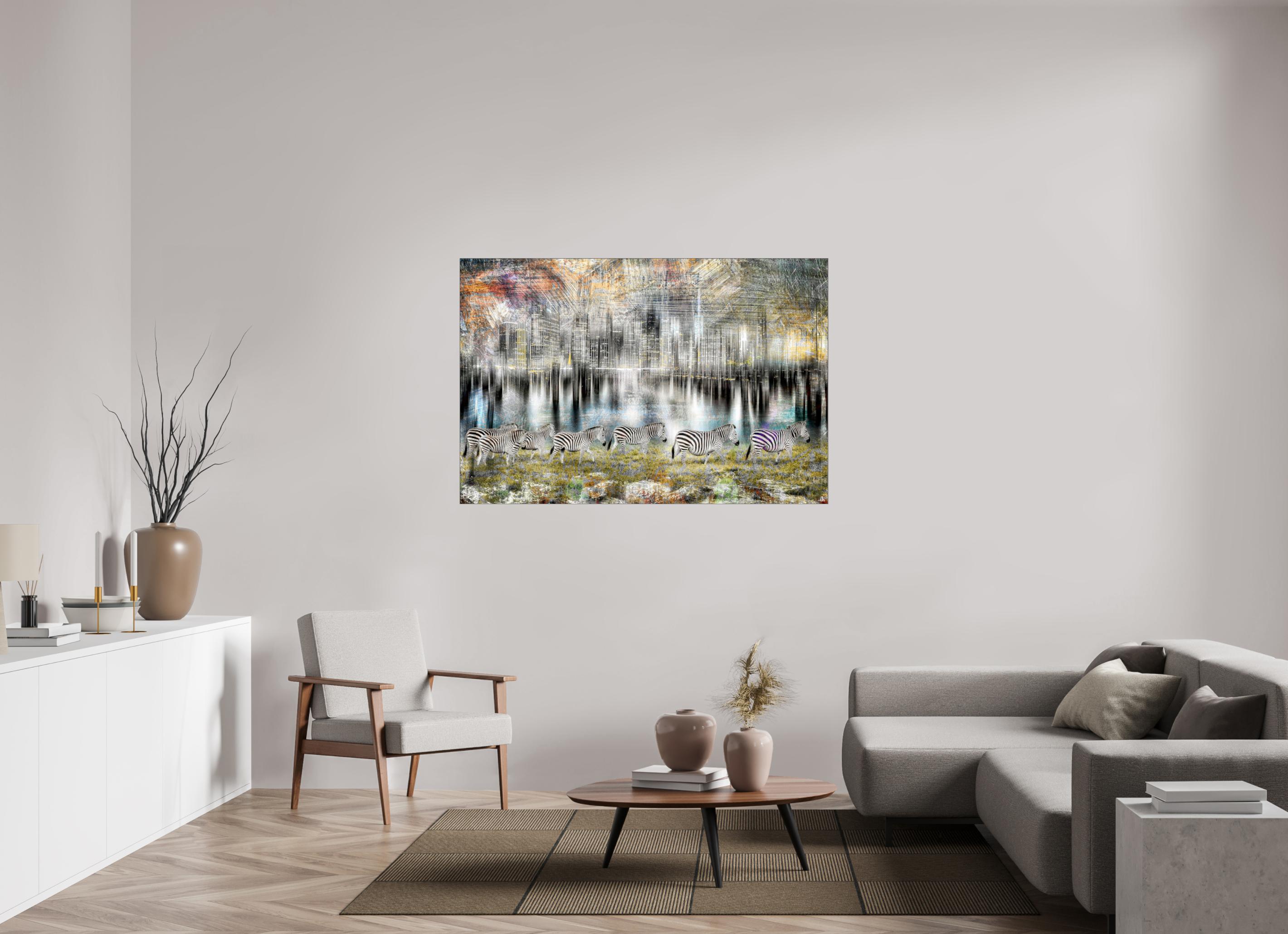 150 x 100 cm, Slimline Einfassung schwarz unter 2mm Acrylglas FA WC Adena I