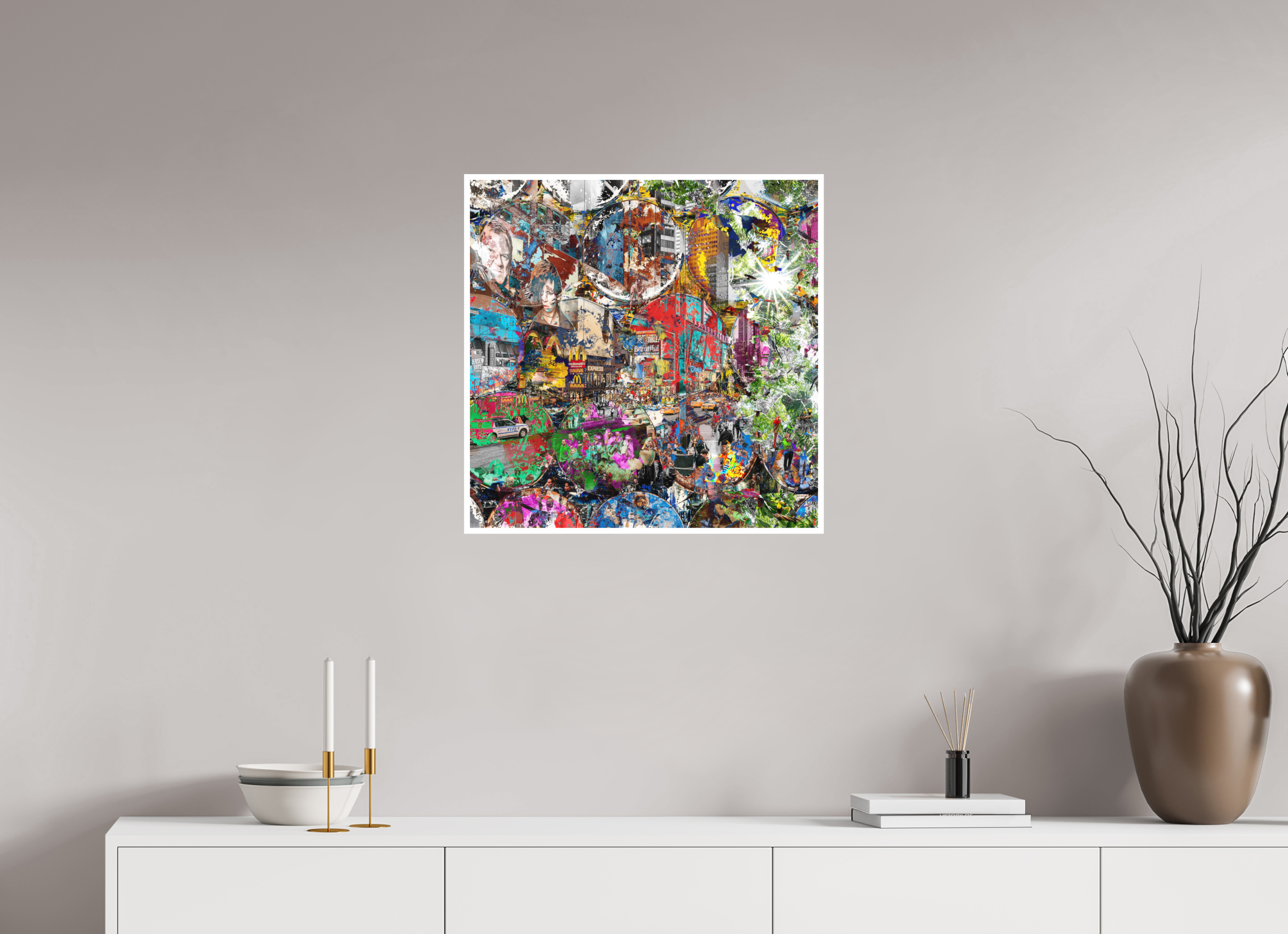 60 x 60 cm, Fine Art Print Hahnemühle William Turner RED³ HP Winston churchills boy II