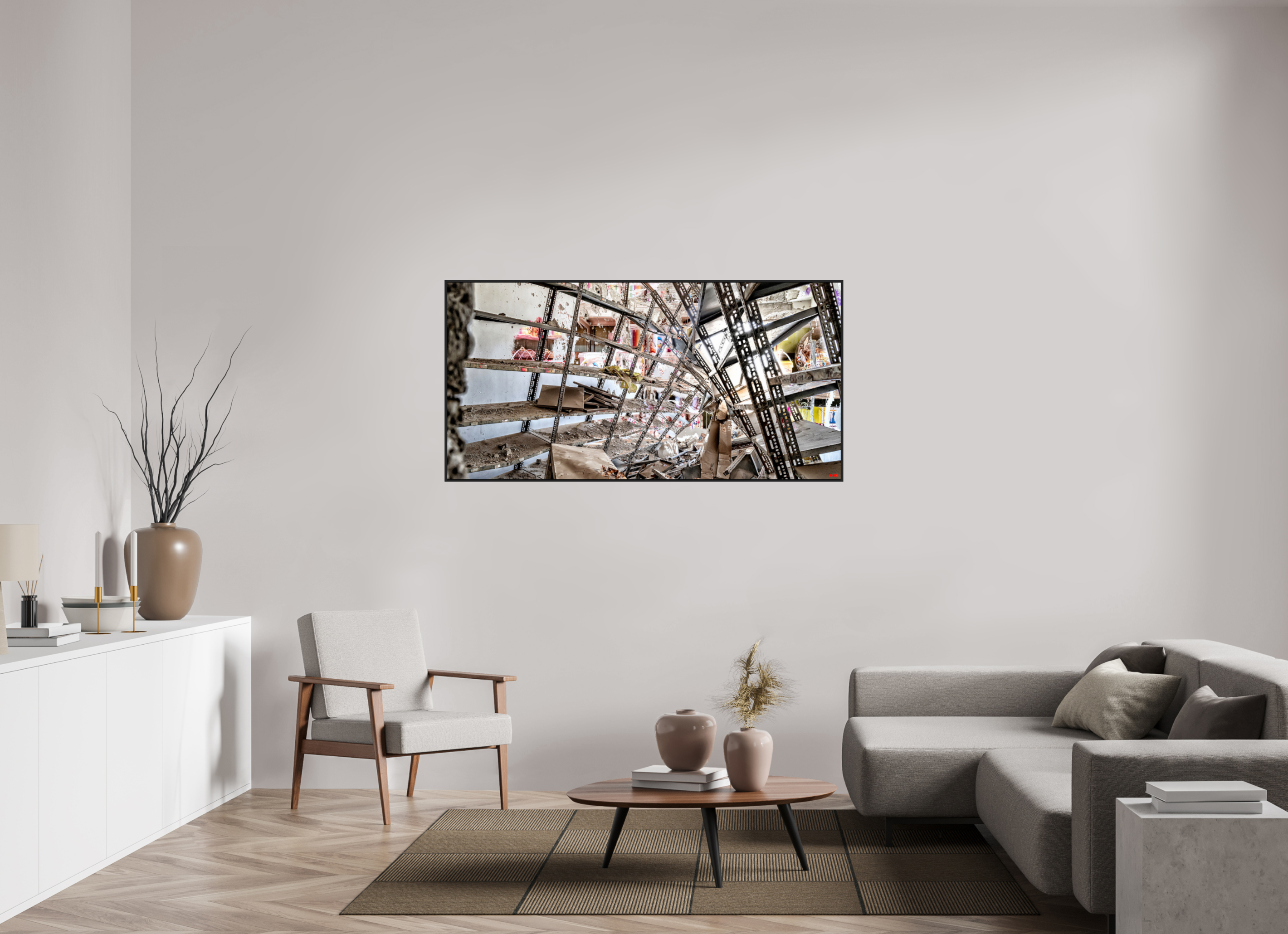 160 x 80 cm, Schattenfugen-Rahmen schwarz & 2mm Acrylglas FA SCSI Mahira V