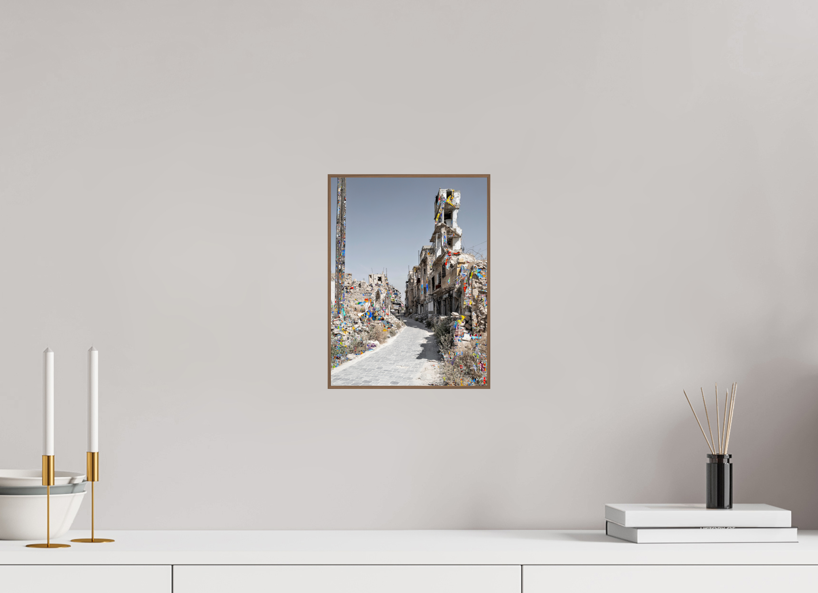 21 x 28 cm, Foto in ArtBox aus Massivholz Nussbaum RED³ SCSI Madiha III