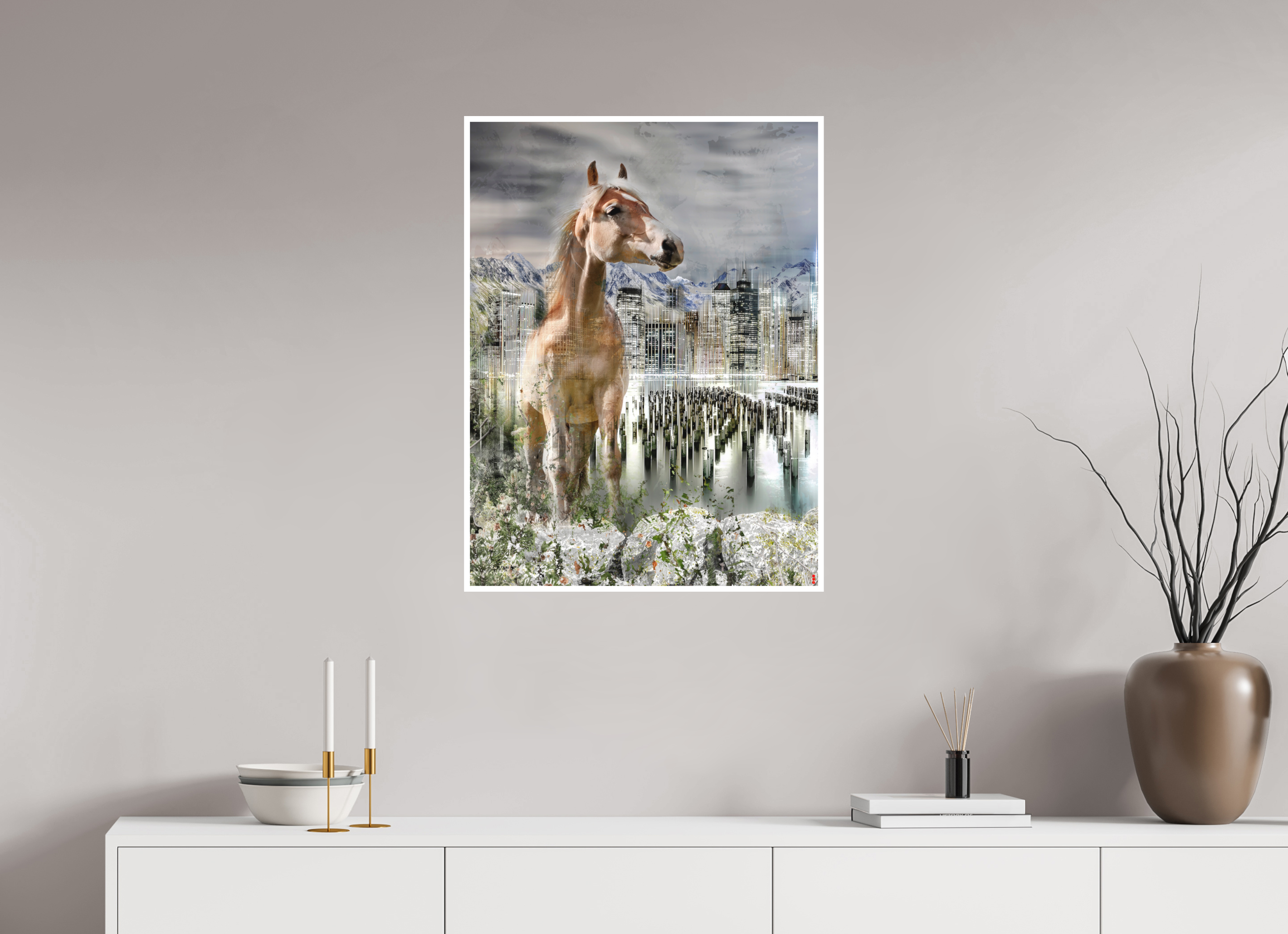 60 x 80 cm, Fine Art Print Hahnemühle William Turner RED³ HP Amazia III