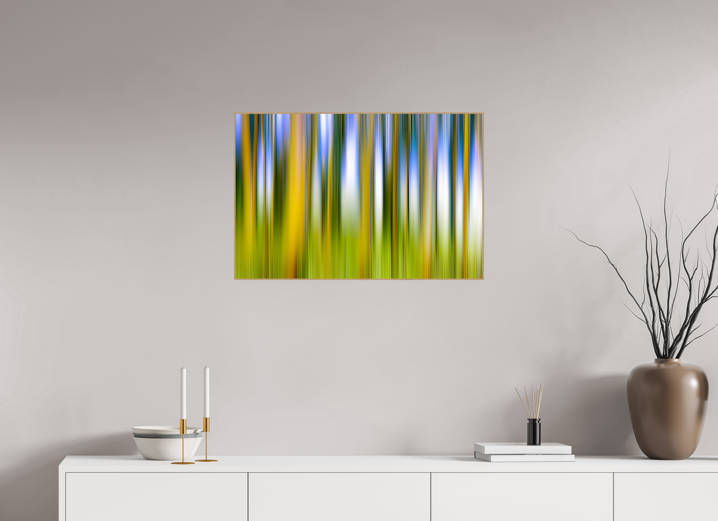 75 x 50 cm, Foto in ArtBox aus Massivholz Eiche natur RED³ PH Ayashe I