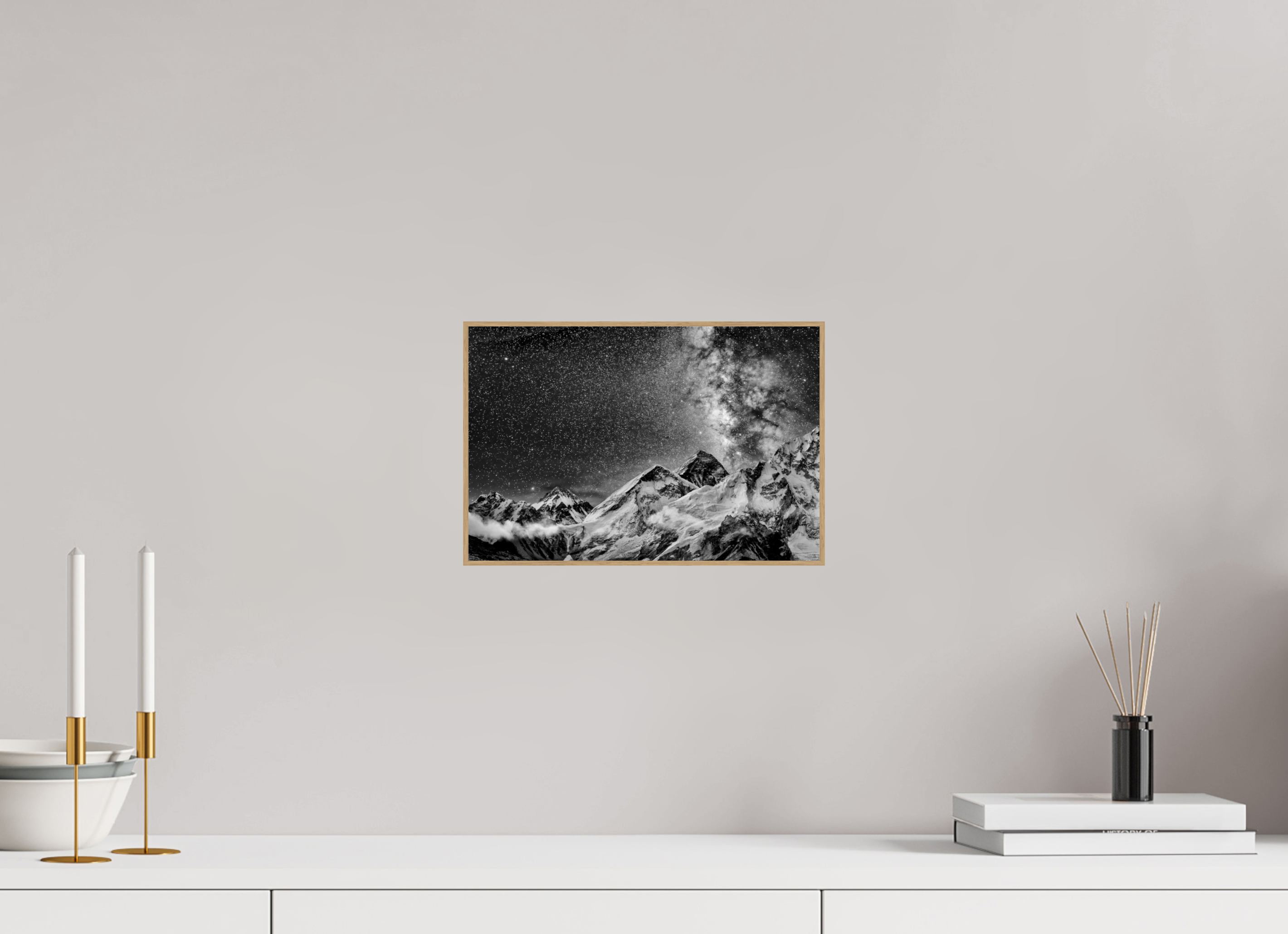 30 x 20 cm, Foto in ArtBox aus Massivholz Eiche natur RED³ Sopan I