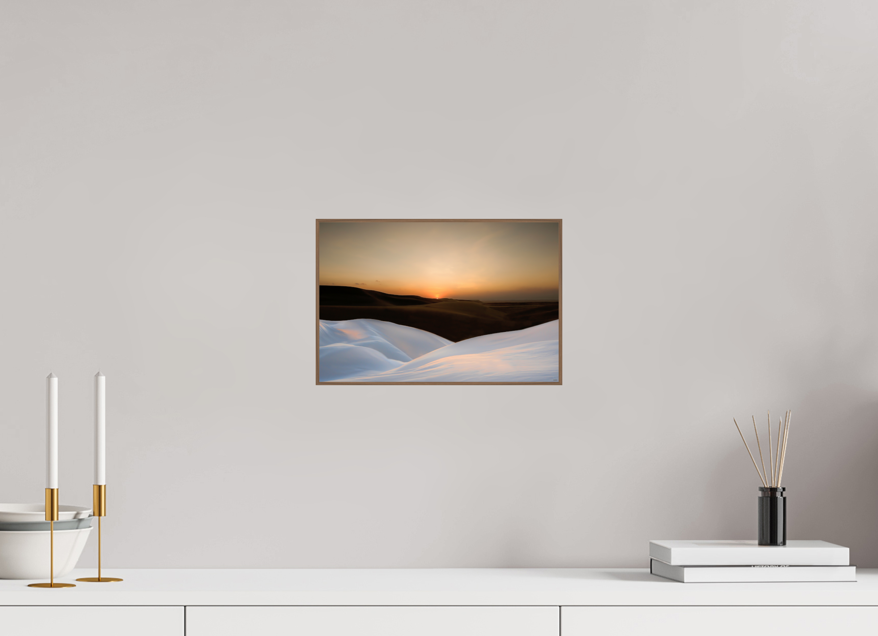 30 x 20 cm, Foto in ArtBox aus Massivholz Nussbaum RED³ PH Amirah I