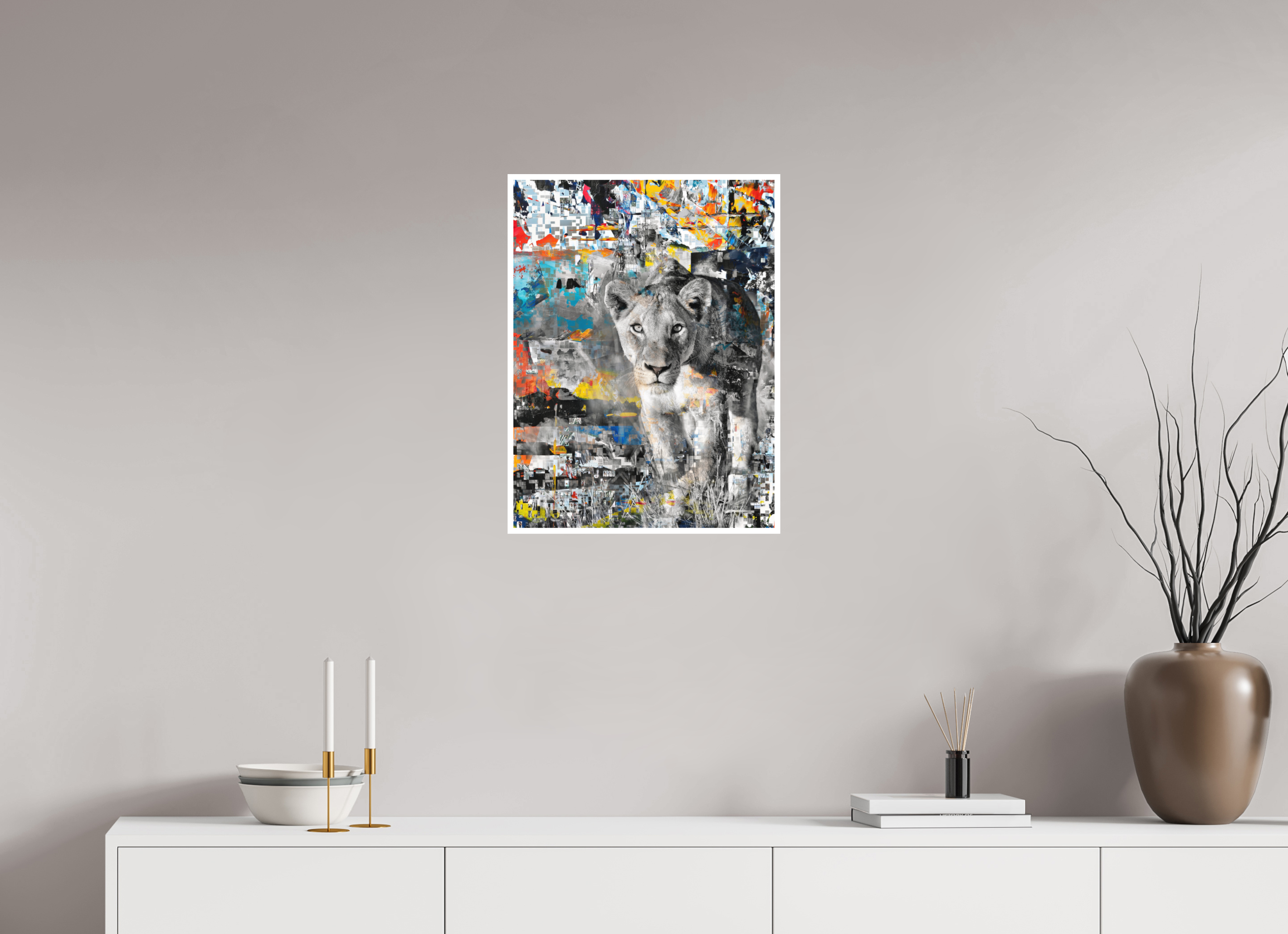 45 x 60 cm, Fine Art Print Hahnemühle William Turner RED³ Kachine III