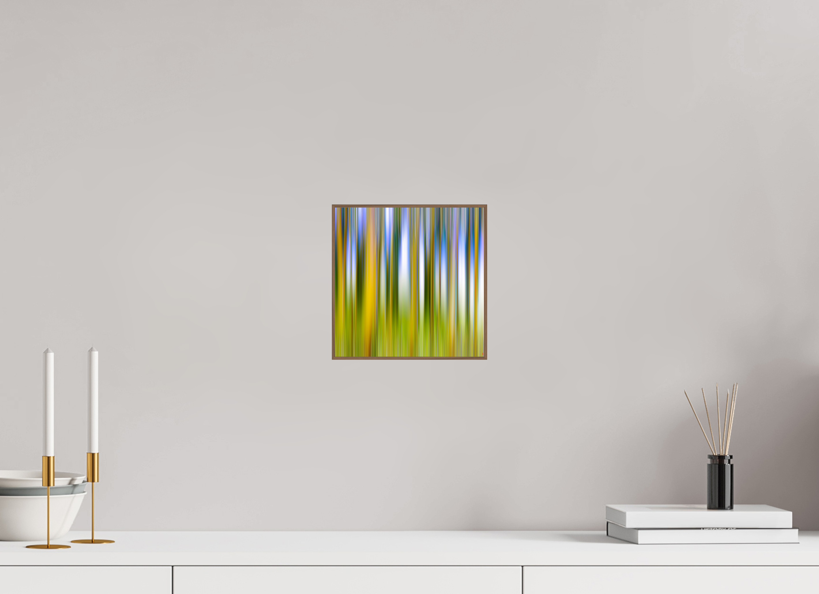 20 x 20 cm, Foto in ArtBox aus Massivholz Nussbaum RED³ PH Ayashe II