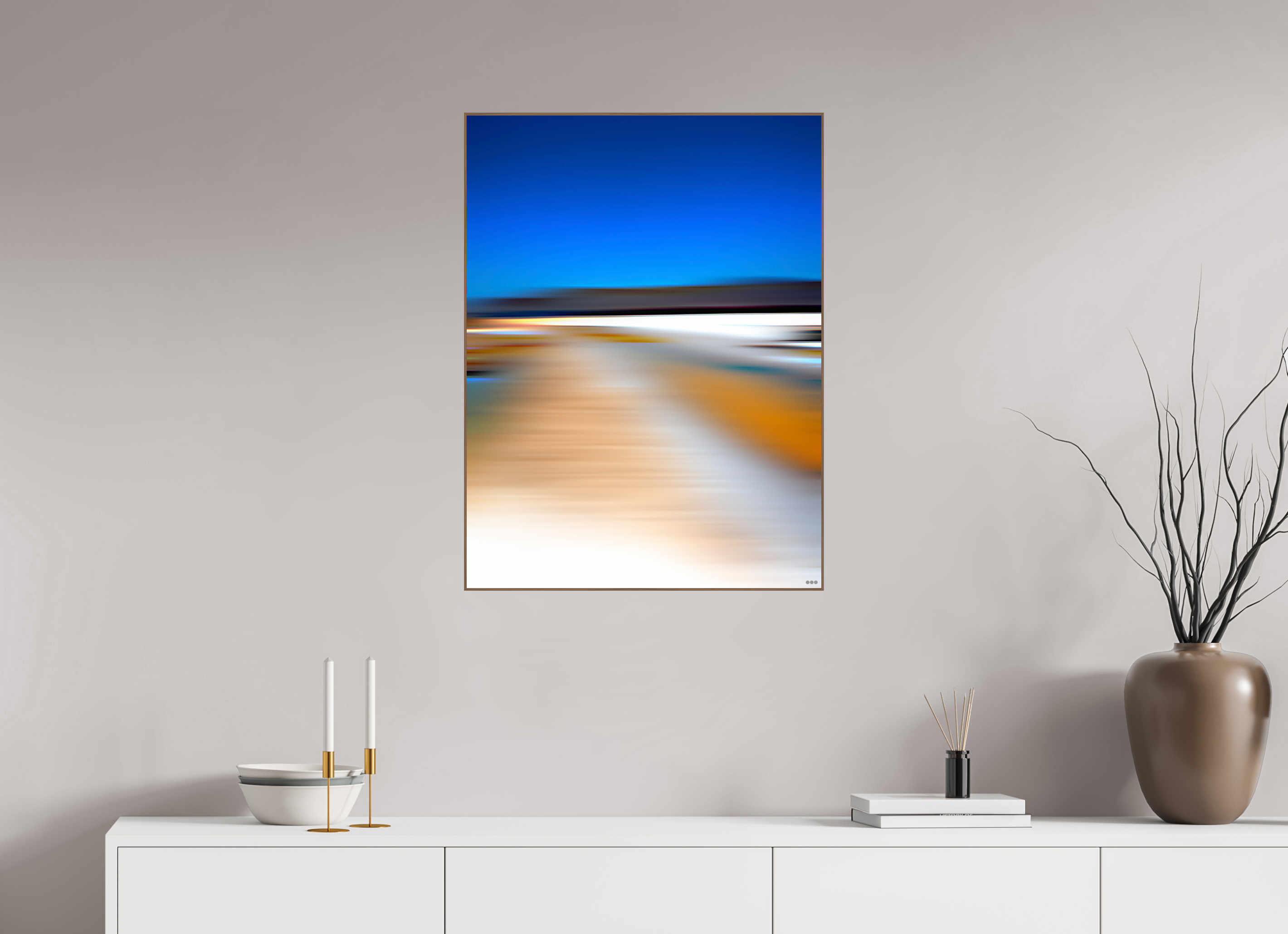 60 x 80 cm, Foto in ArtBox aus Massivholz Nussbaum RED³ PH Antankara III