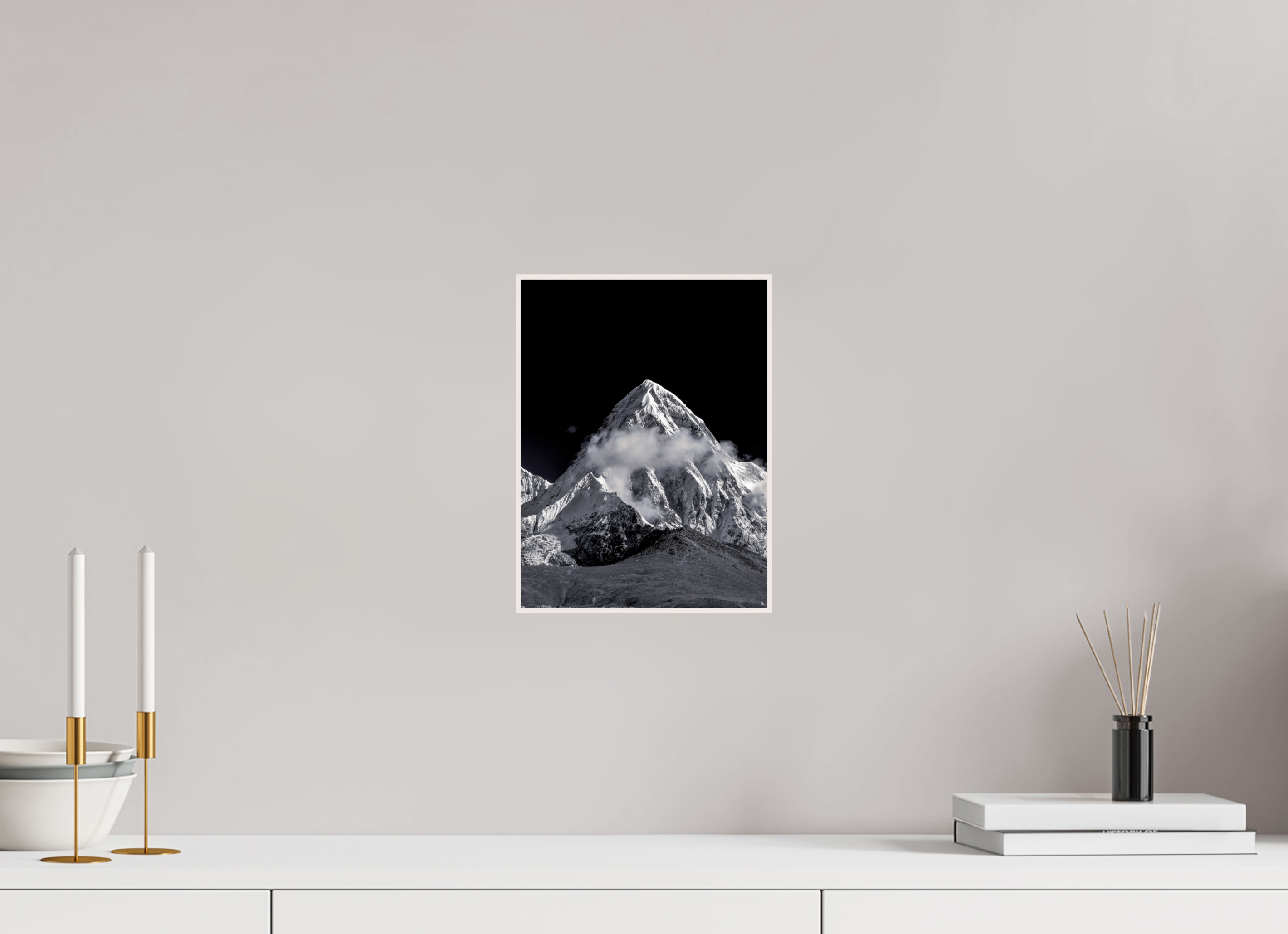 21 x 28 cm, Foto in ArtBox aus Massivholz Ahorn weiß RED³ Samten III