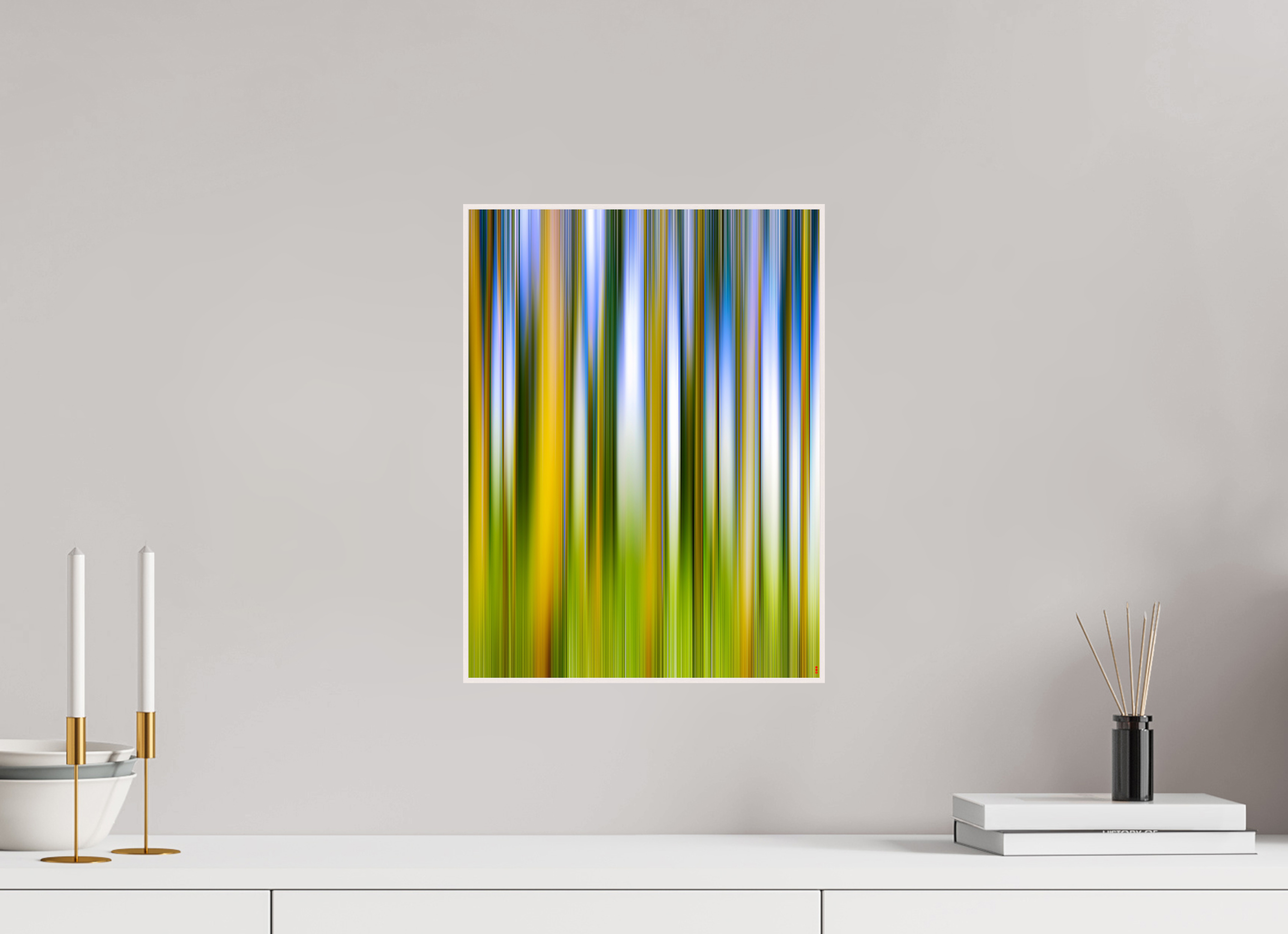 30 x 40 cm, Foto in ArtBox aus Massivholz Ahorn weiß RED³ PH Ayashe III