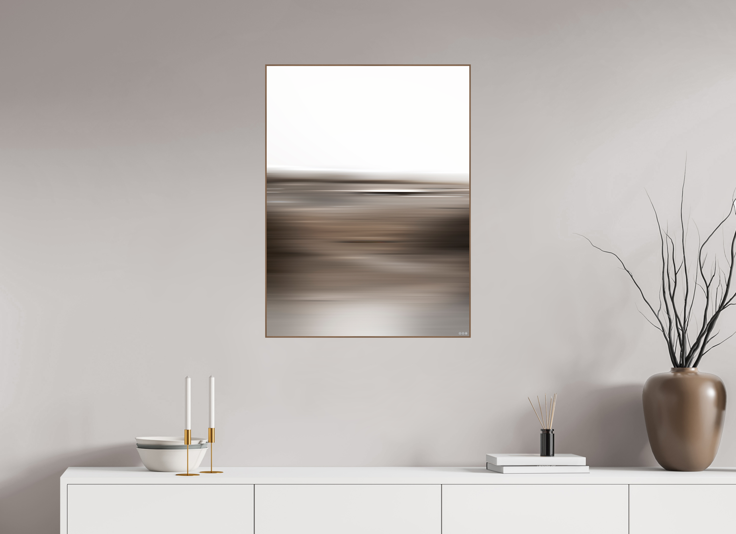 60 x 80 cm, Foto in ArtBox aus Massivholz Nussbaum RED³ PH Adisa III