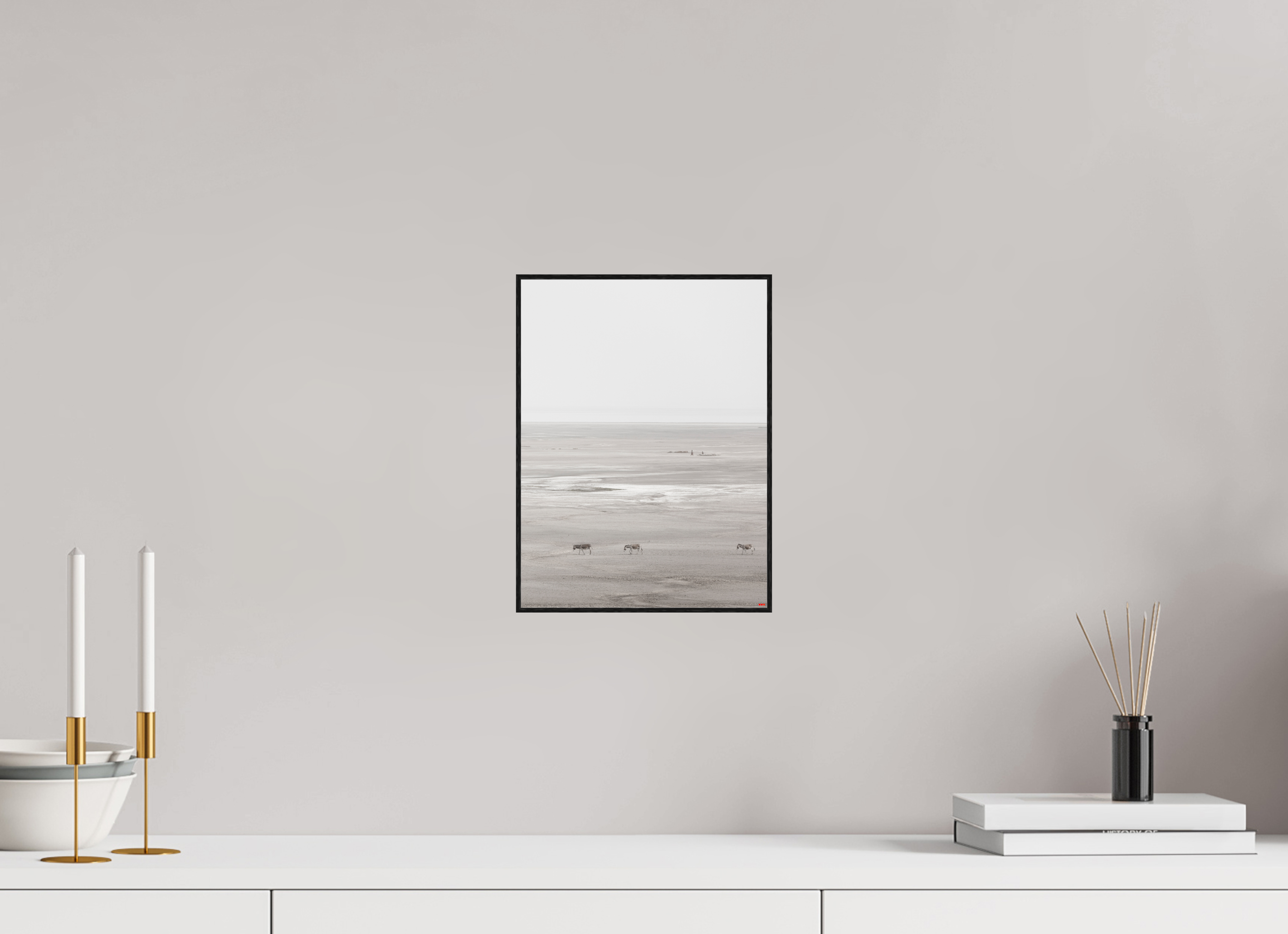 21 x 28 cm, Foto in ArtBox aus Massivholz Eiche schwarz RED³ PH Danai III