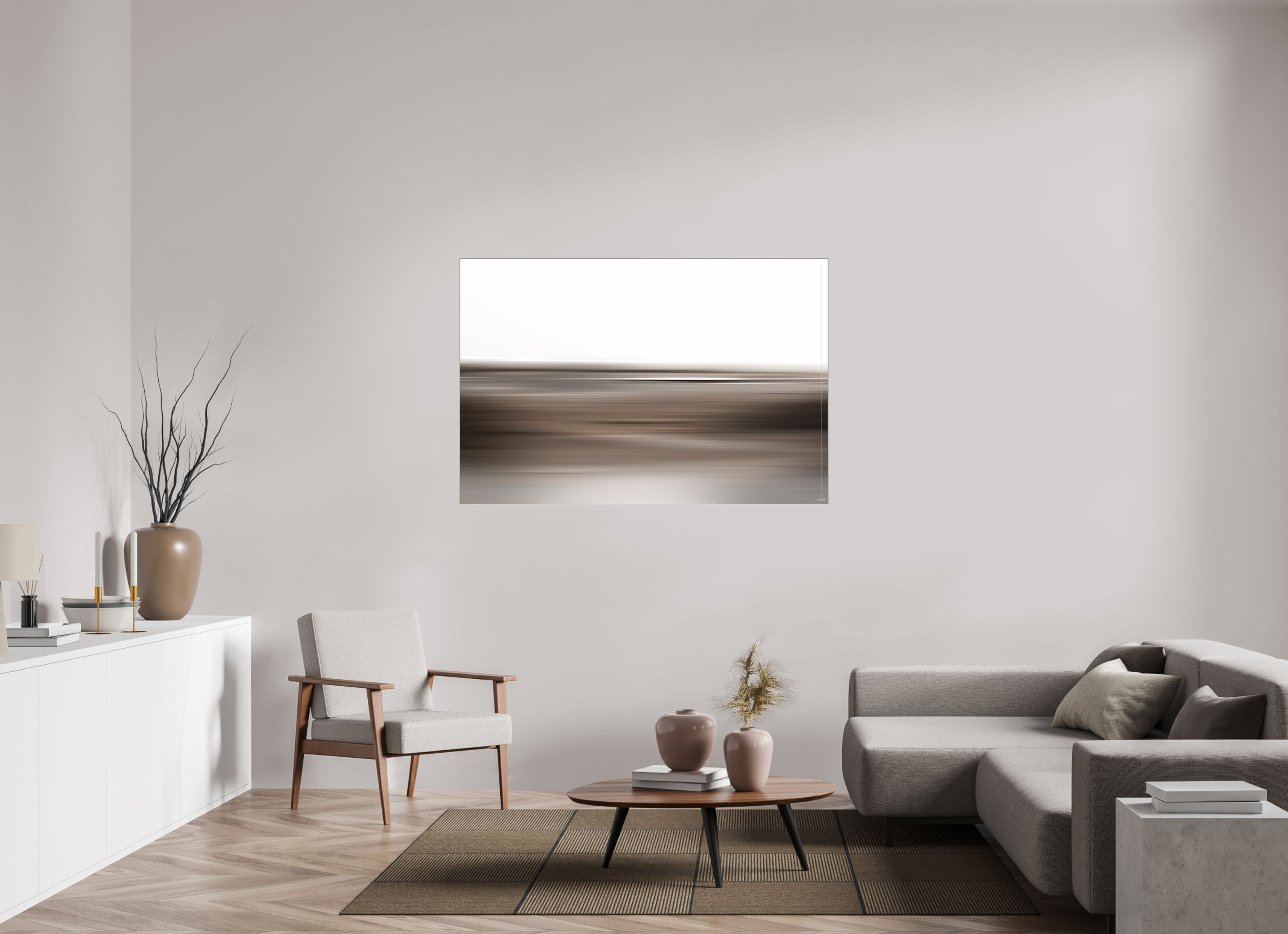 150 x 100 cm, Slimline Einfassung schwarz unter 2mm Acrylglas FA PH Adisa I