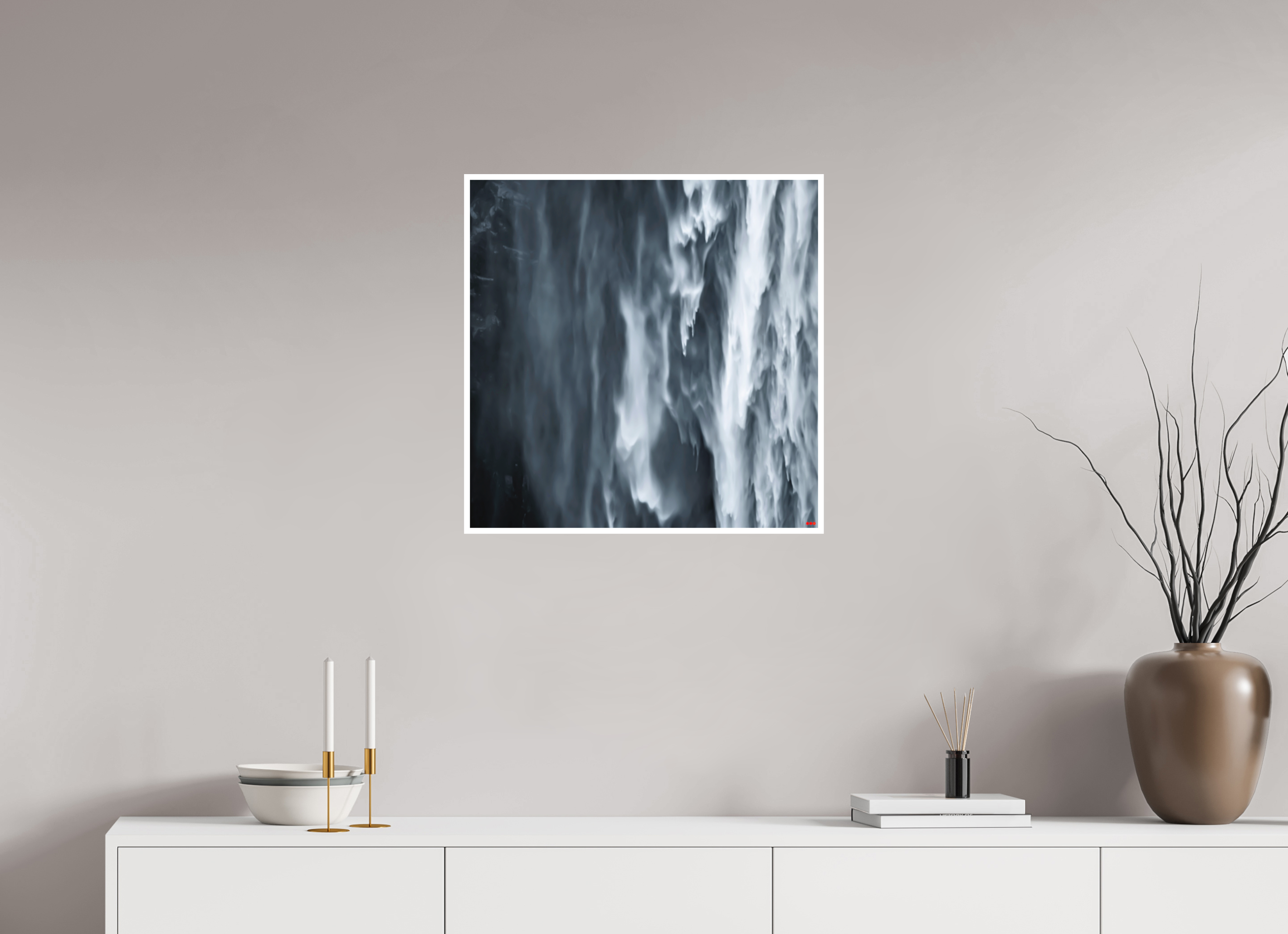 60 x 60 cm, Fine Art Print Hahnemühle William Turner RED³ PH Oats in the Water II