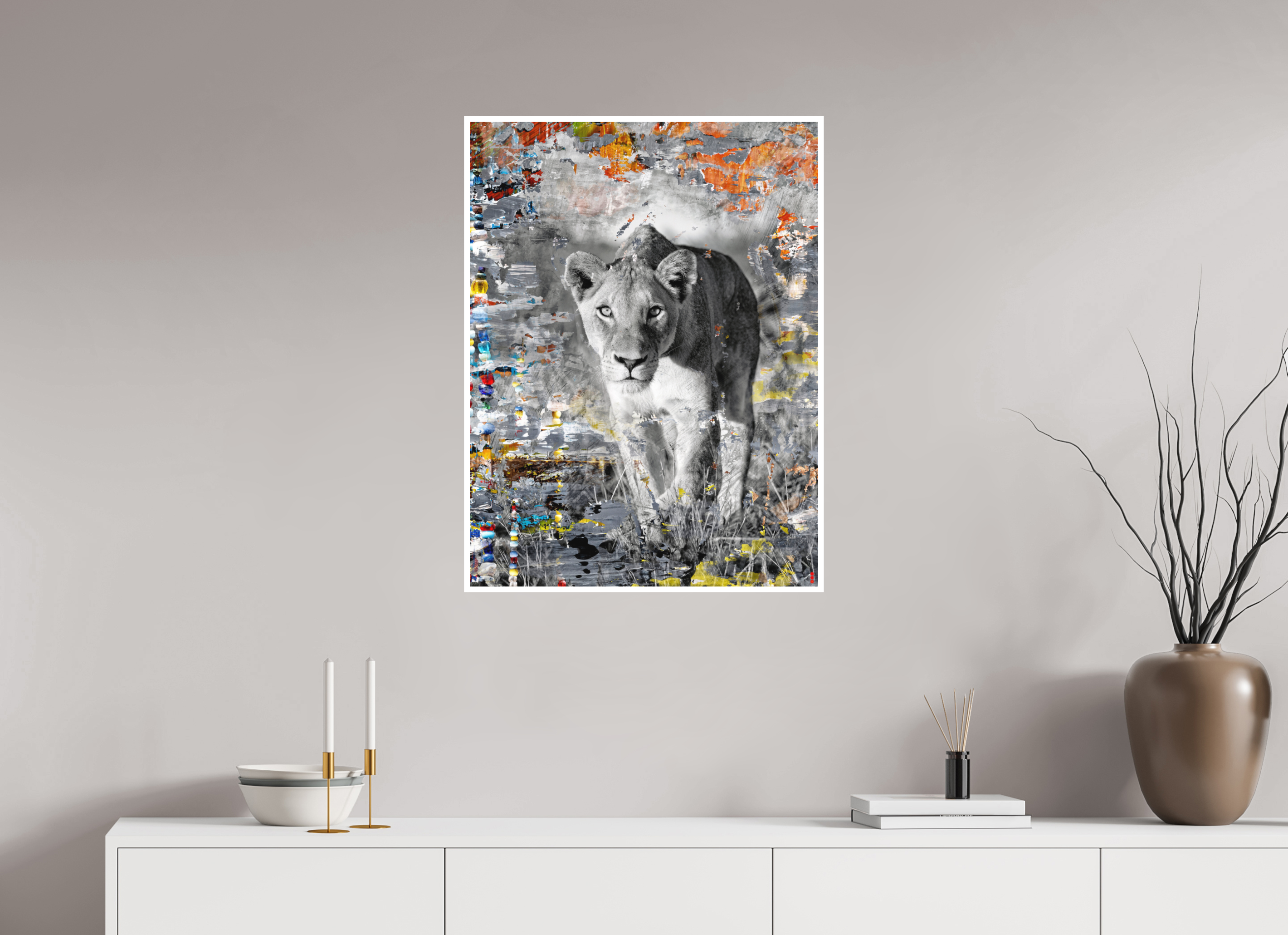 60 x 80 cm, Fine Art Print Hahnemühle William Turner RED³ WC Lamaya III