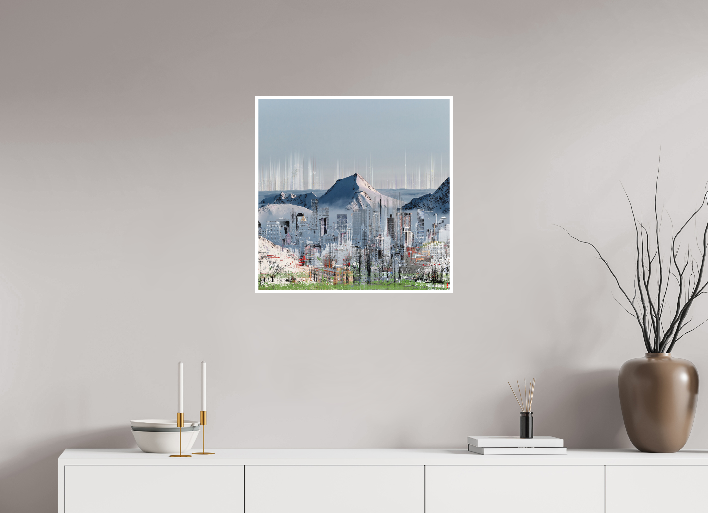 60 x 60 cm, Fine Art Print Hahnemühle William Turner RED³ HP Mafuane II