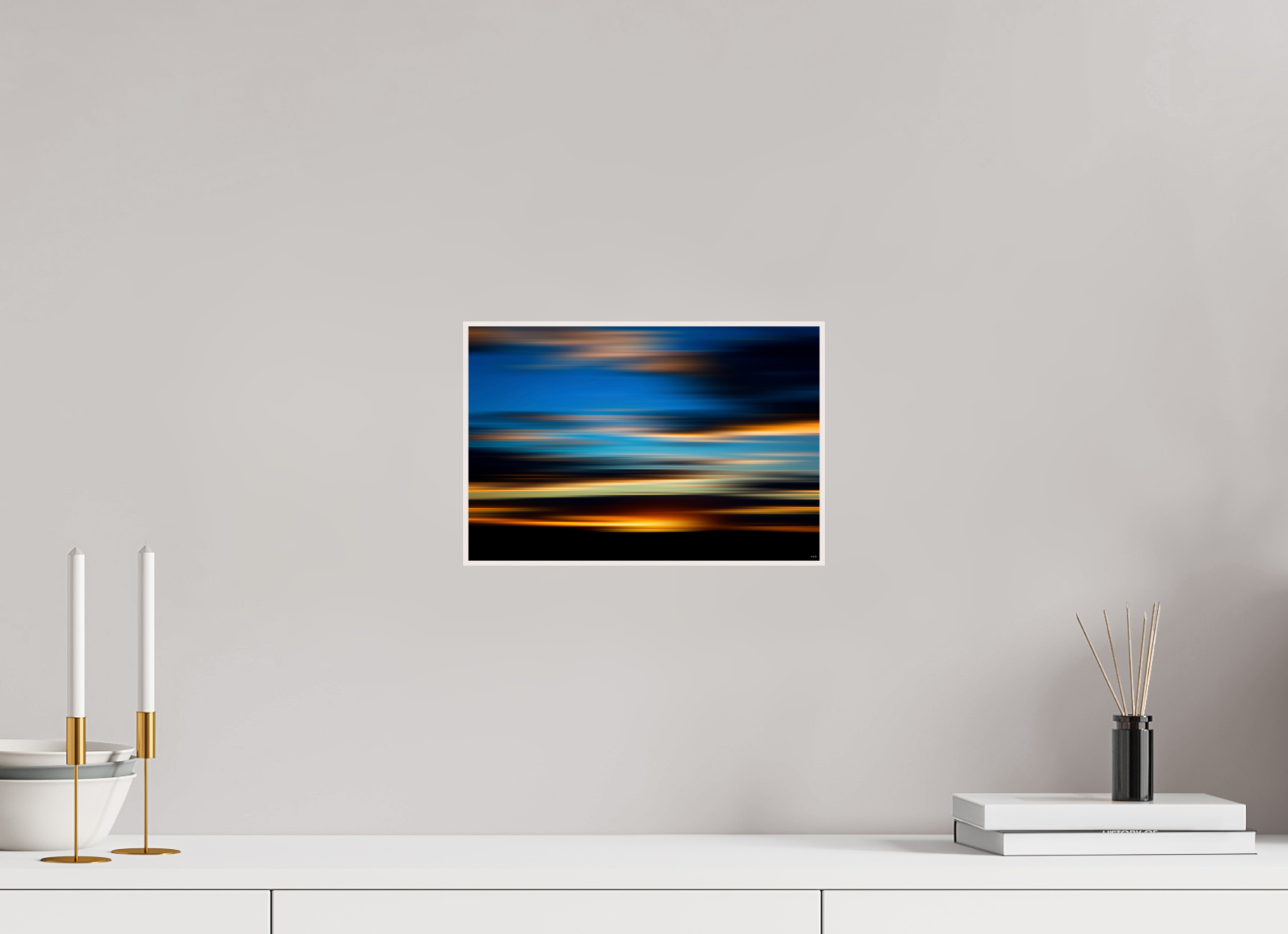 30 x 20 cm, Foto in ArtBox aus Massivholz Ahorn weiß RED³ PH Nahara I