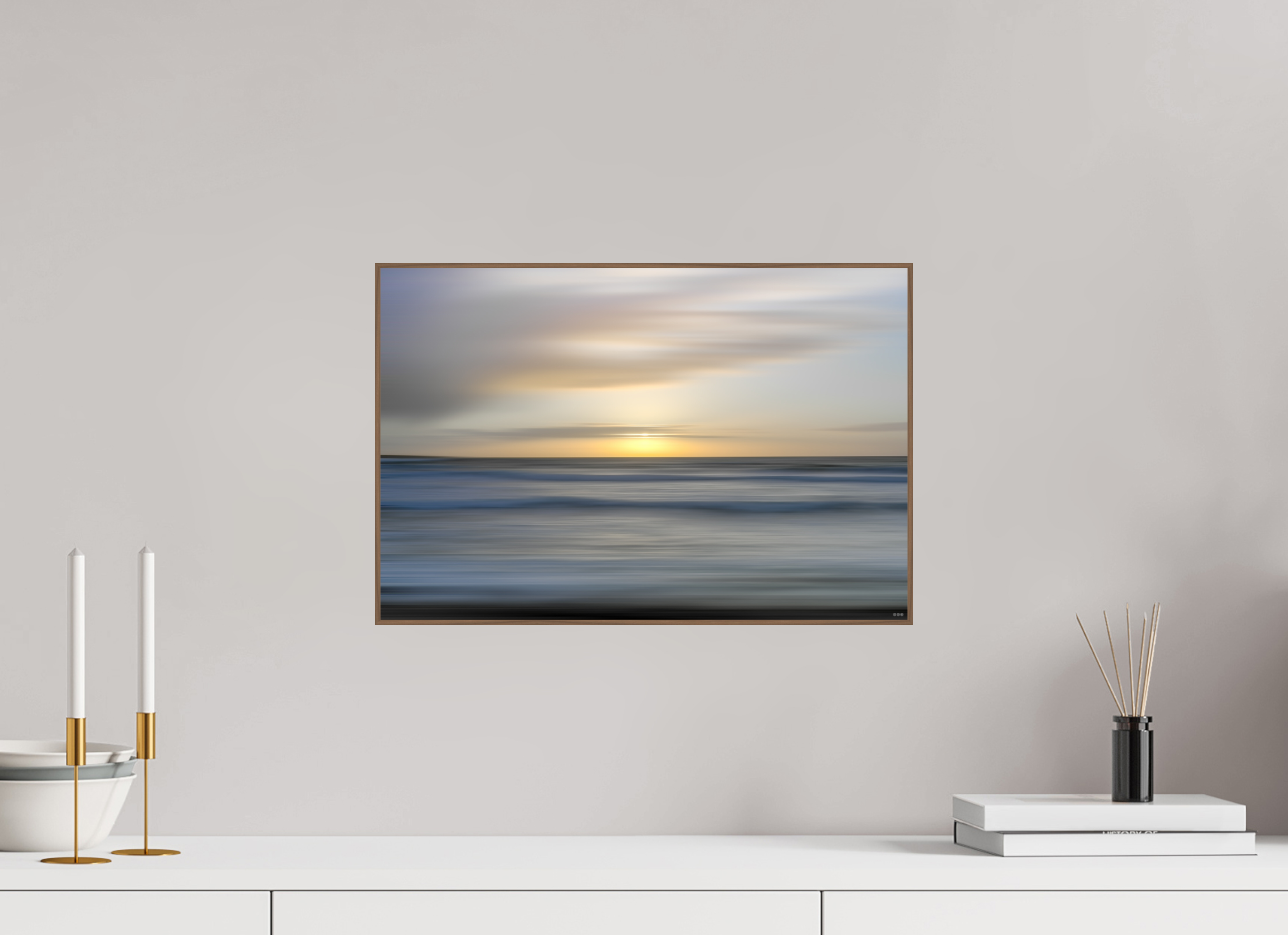 45 x 30 cm, Foto in ArtBox aus Massivholz Nussbaum RED³ PH Salome I