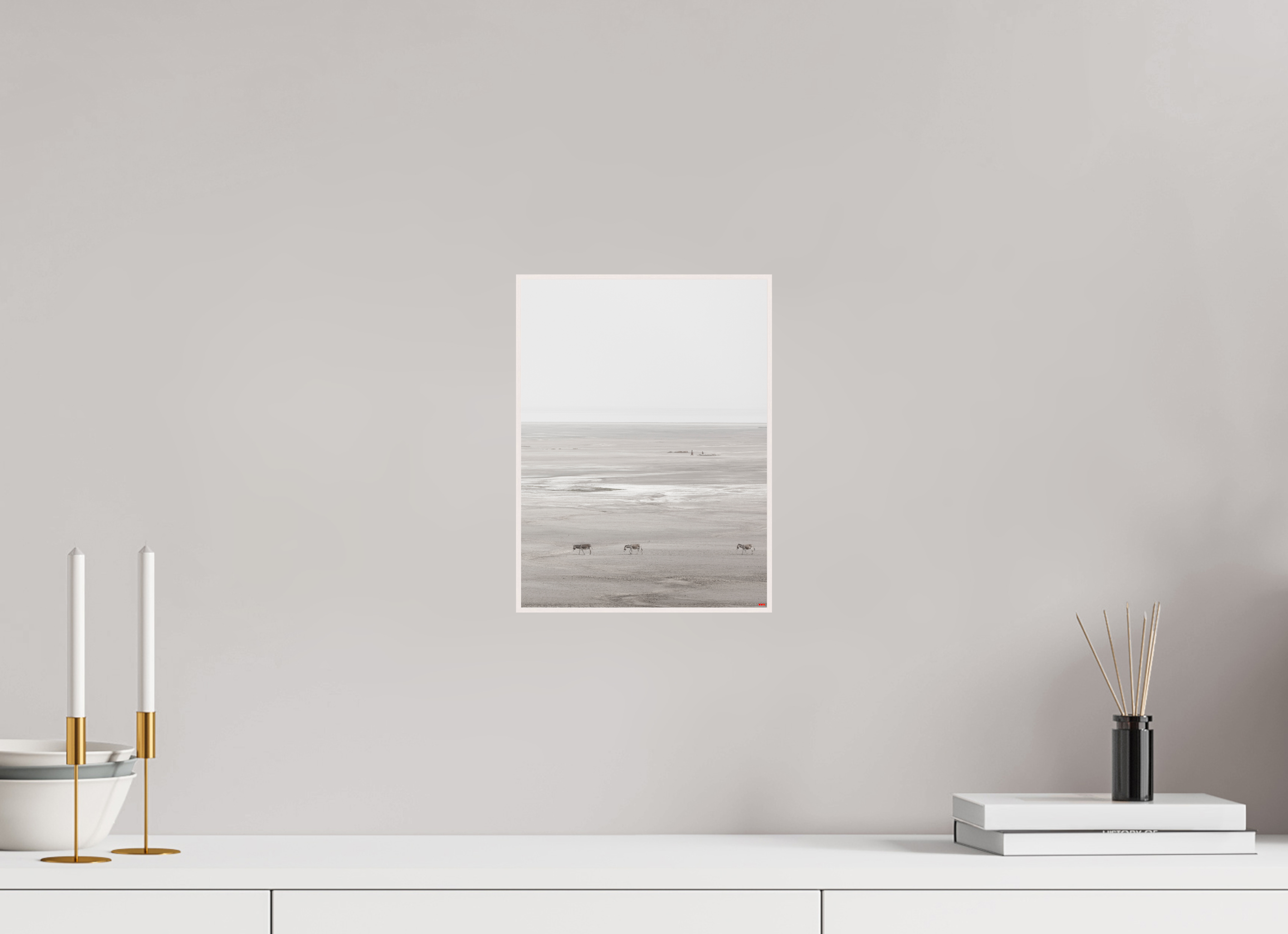 21 x 28 cm, Foto in ArtBox aus Massivholz Ahorn weiß RED³ PH Danai III