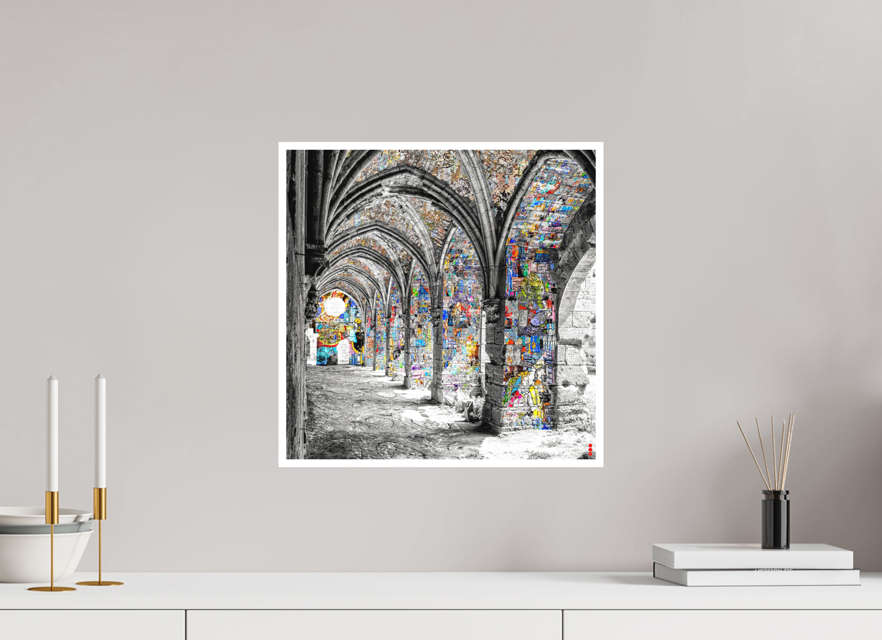 40 x 40 cm, Fine Art Print Hahnemühle William Turner RED³ SCSI Malik II