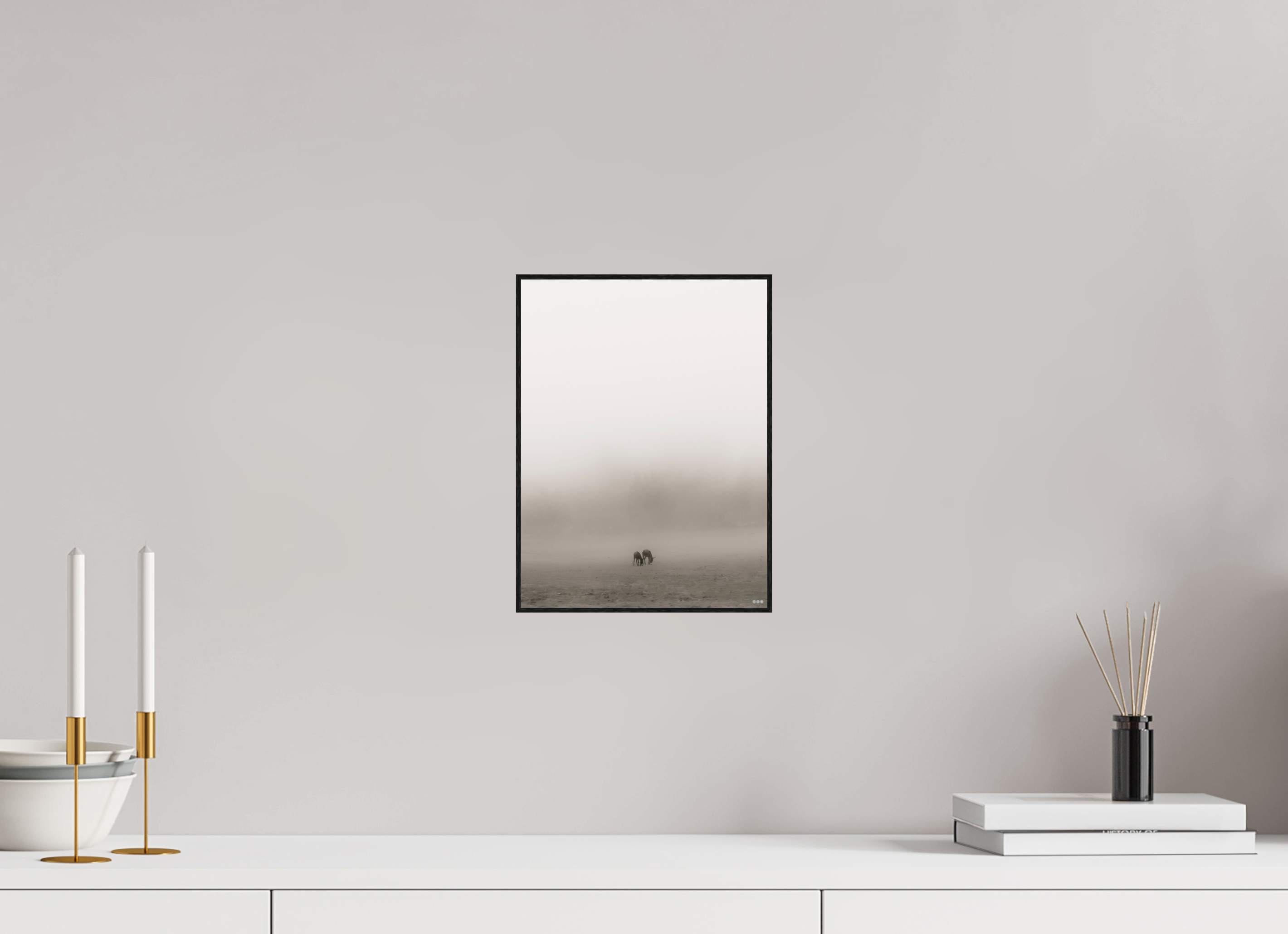 21 x 28 cm, Foto in ArtBox aus Massivholz Eiche schwarz RED³ PH Mamello III