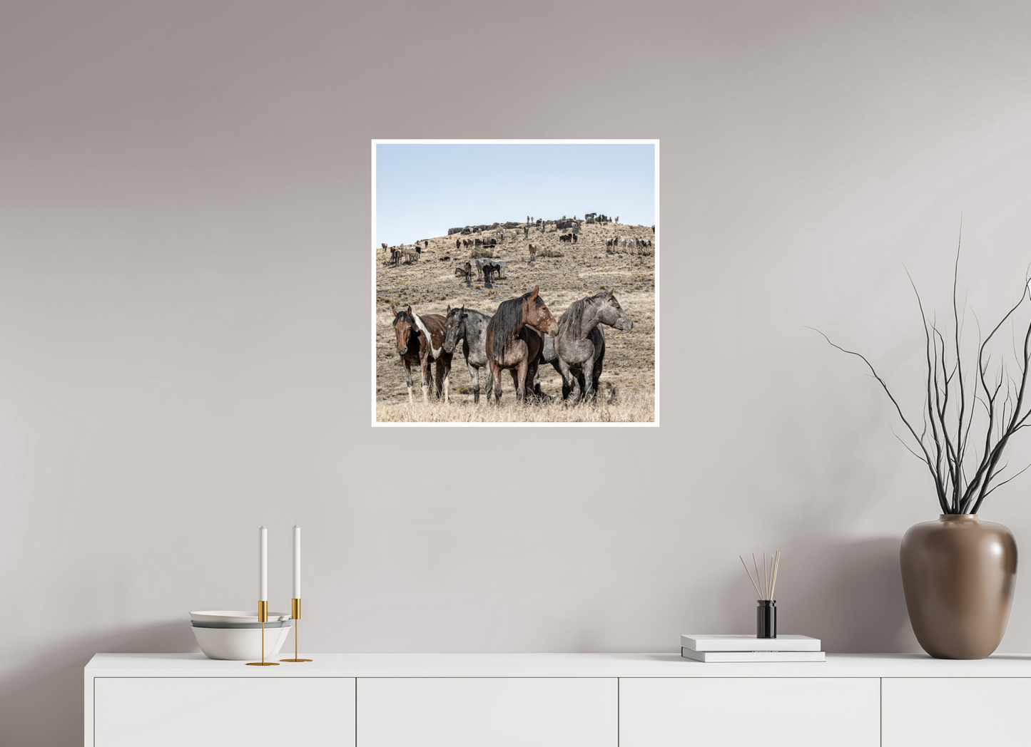 Wild Mustangs Bemossed II