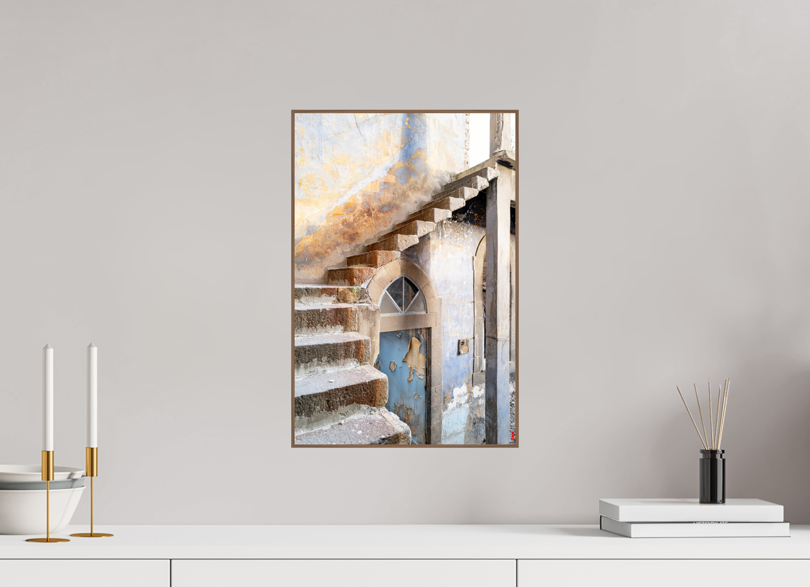 30 x 45 cm, Foto in ArtBox aus Massivholz Nussbaum RED³ PH Siddhartha III