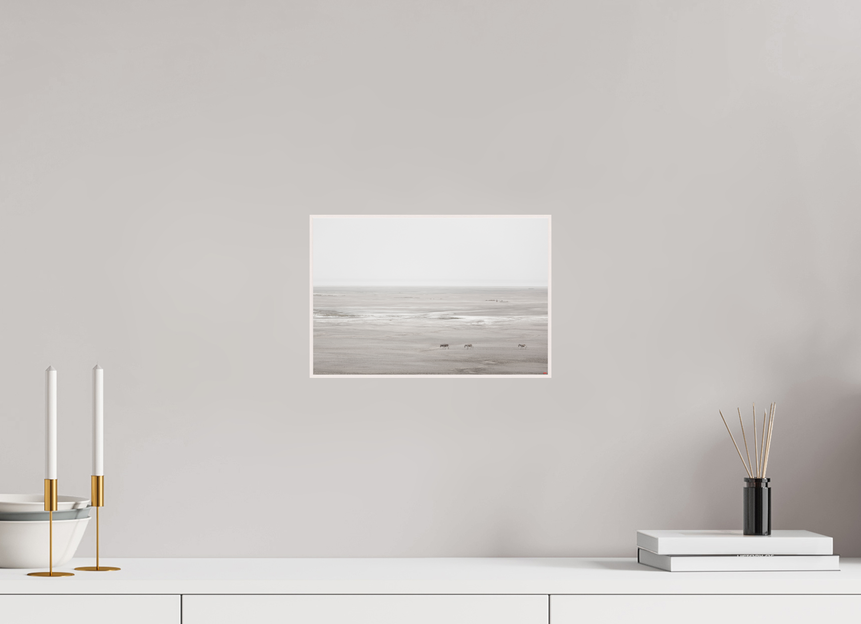 30 x 20 cm, Foto in ArtBox aus Massivholz Ahorn weiß RED³ PH Danai I